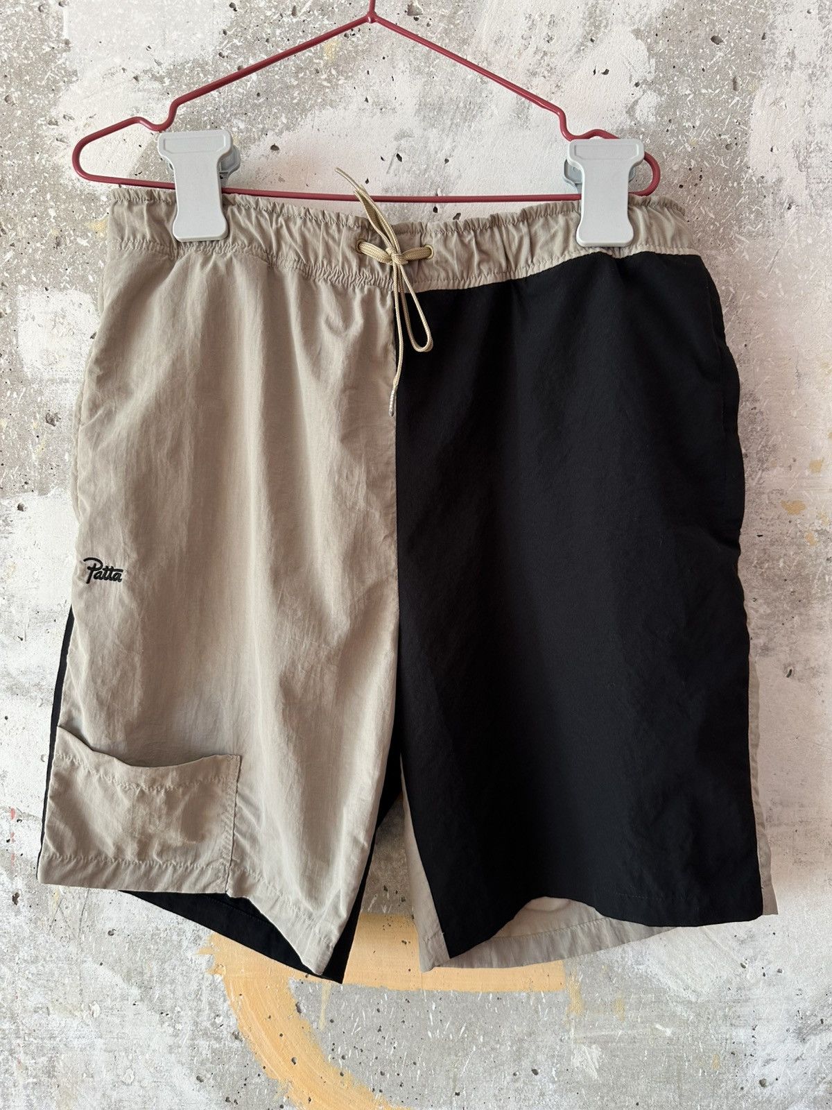 Patta Patta Double Colour Black Beige Swim Summer Shorts Size US 32 / EU 48 - 16 Thumbnail