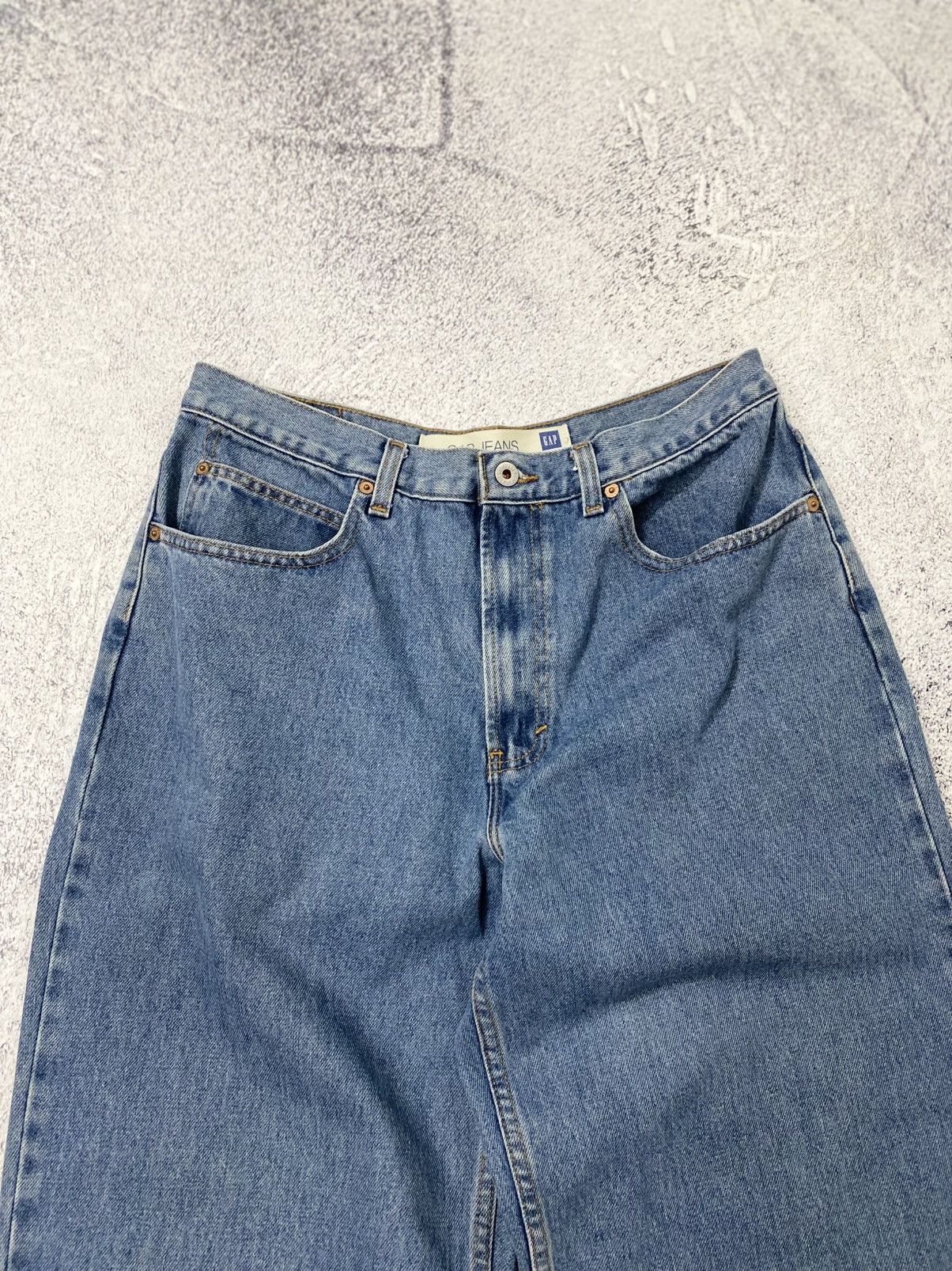 Gap Vintage GAP Jeans Wide Leg Baggy Denim Jeans 33x30 Size US 33 - 10 Thumbnail