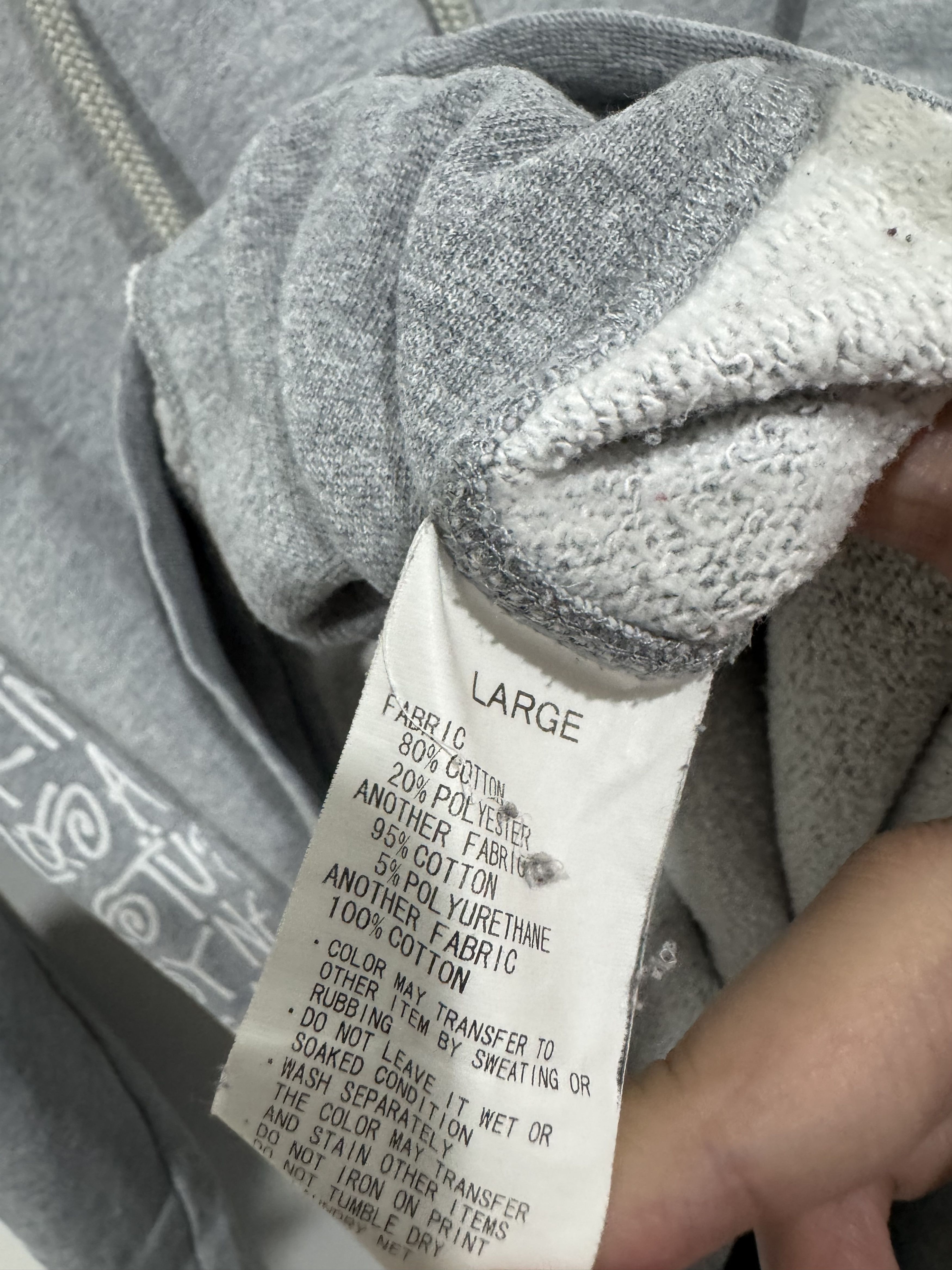 Stussy Stussy Gray Hoodie Size US L / EU 52-54 / 3 - 4 Thumbnail