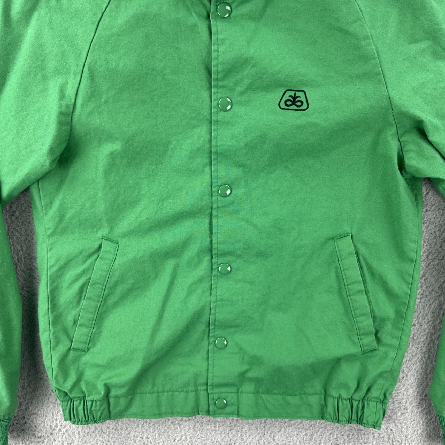 Vintage VINTAGE Swingster Mens Small Green Button Up Jacket Proud To Be A Farmer 80s EUC Size US S / EU 44-46 / 1 - 4 Thumbnail