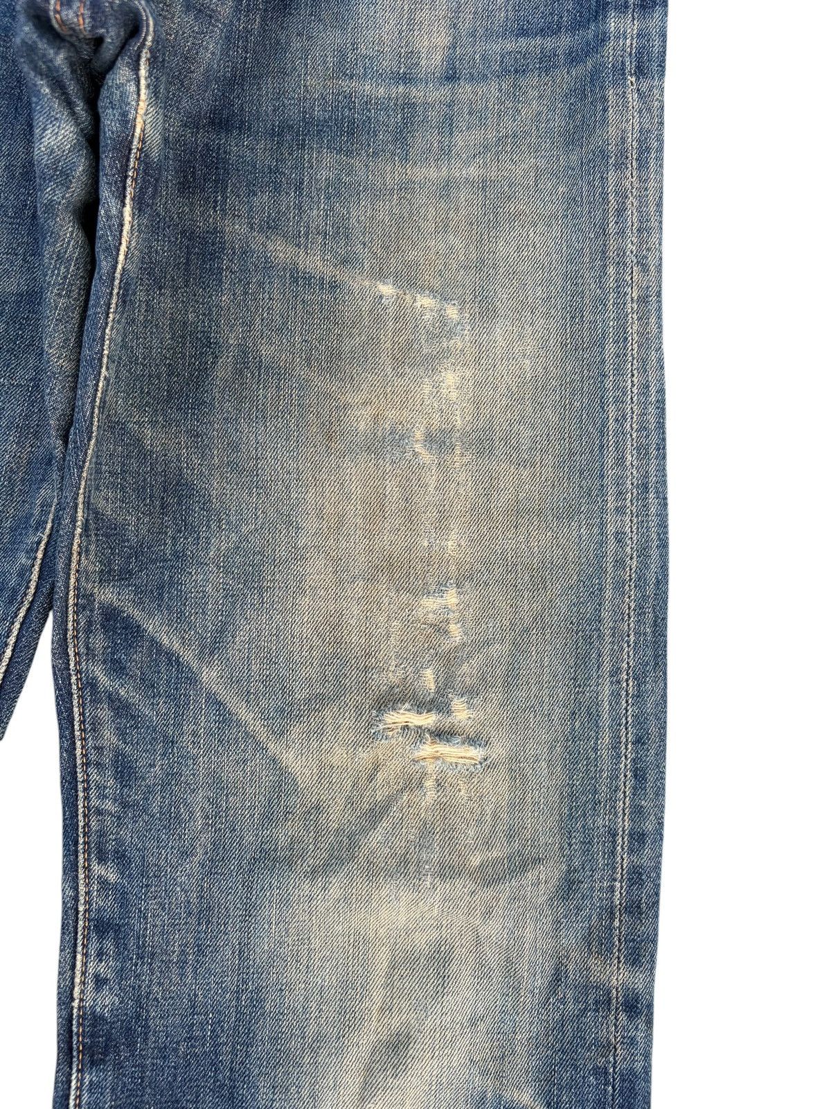 Levi's TRASHER LEVI'S BIG E 502 FADED SELVEDGE DISTRESSED DENIM Size US 30 / EU 46 - 21 Thumbnail