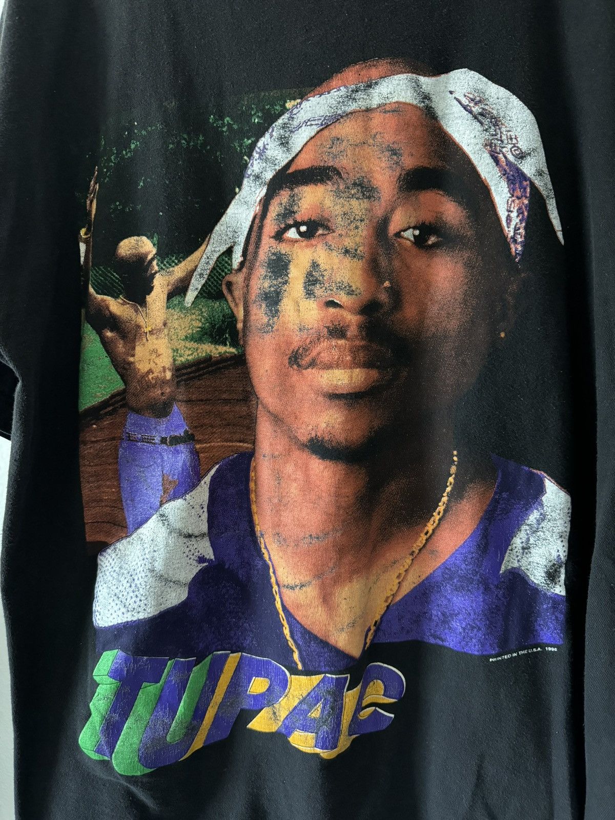 Rap Tees Vintage 90’s 2Pac keep ya head up rap tee Sz xl Size US XL / EU 56 / 4 - 2 Thumbnail