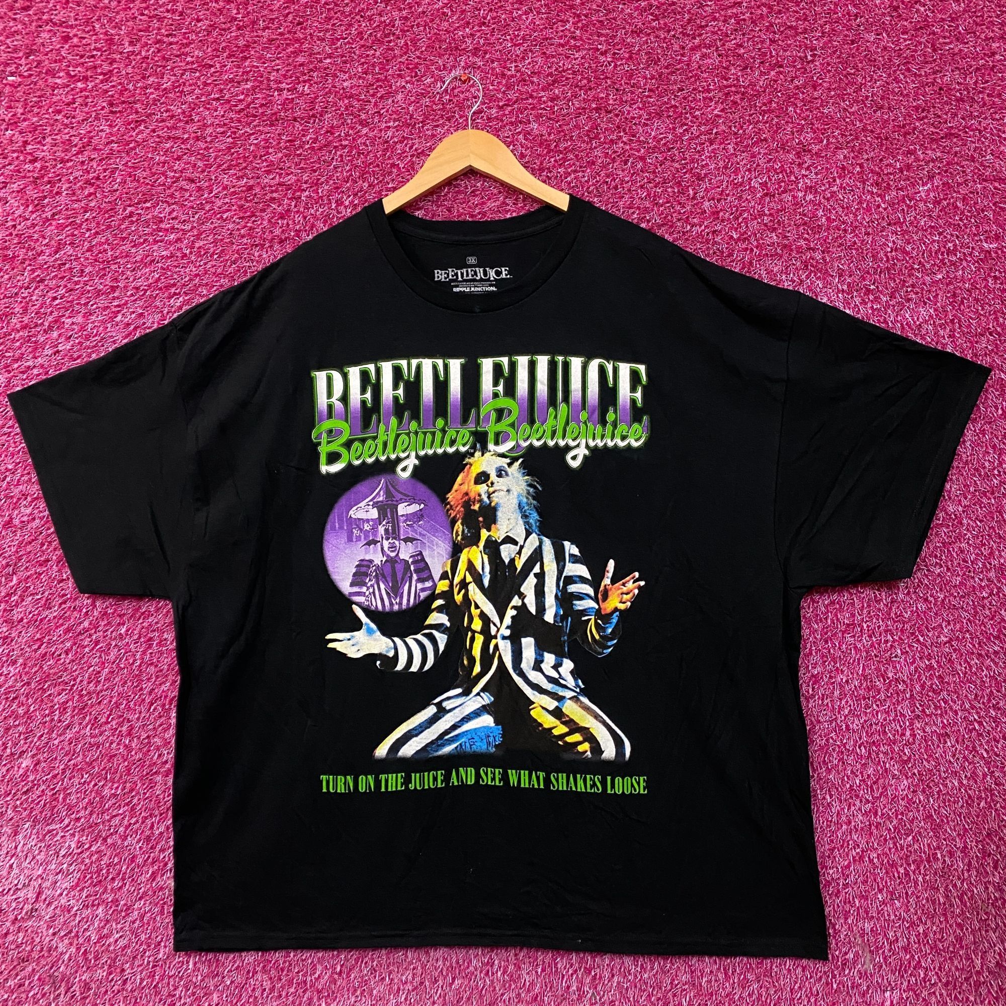 Ripple Junction Beetlejuice Triple B Name Classic Movie Graphic Tee 3XL Size US XXL / EU 58 / 5 - 1 Thumbnail
