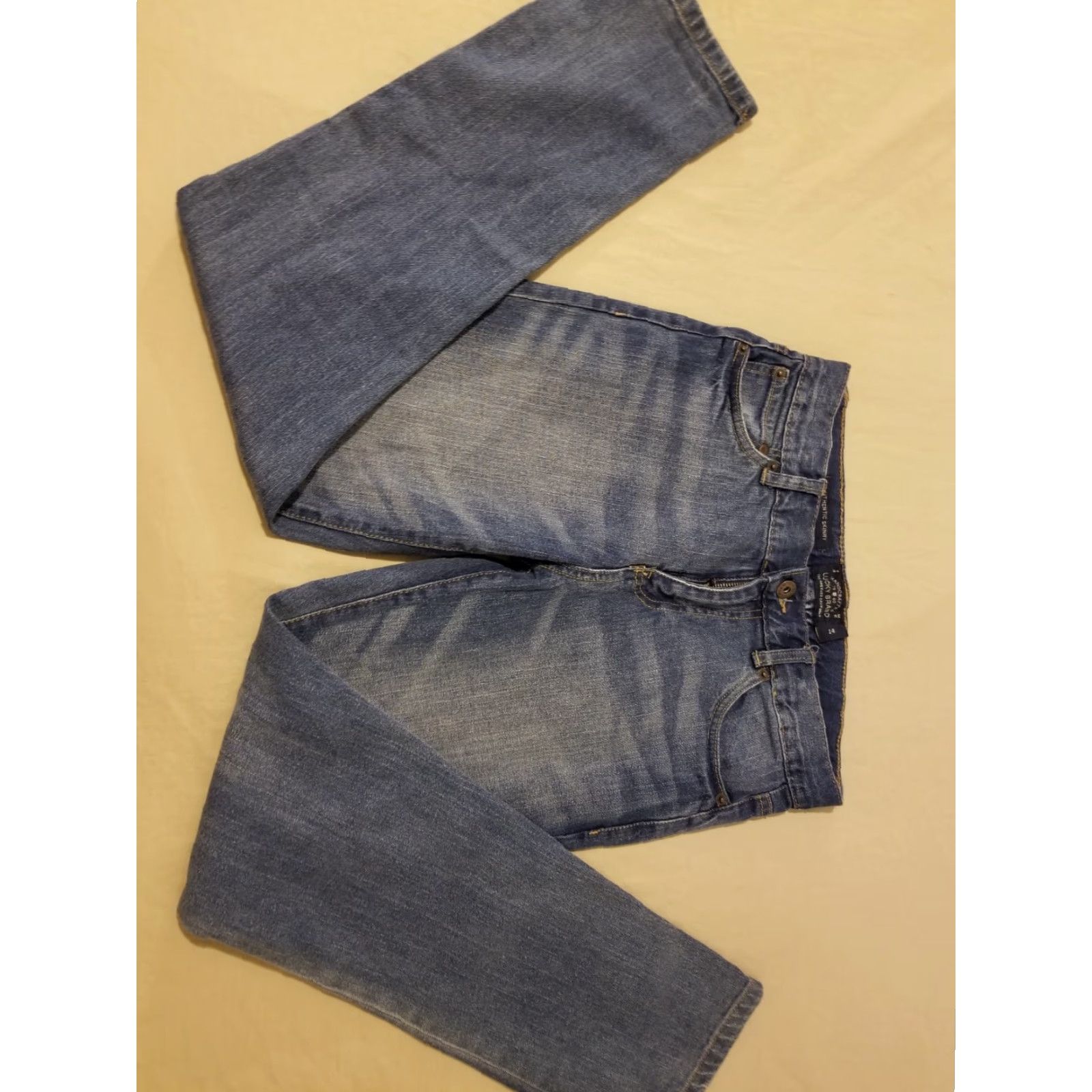 Lucky Brand Lucky Brand Boys Skinny Denim Jeans 14 Stretch User: Boys Lucky Brand Skinny Denim Jeans 14 Stretch Size 36" / US 14 / IT 50 - 5 Thumbnail