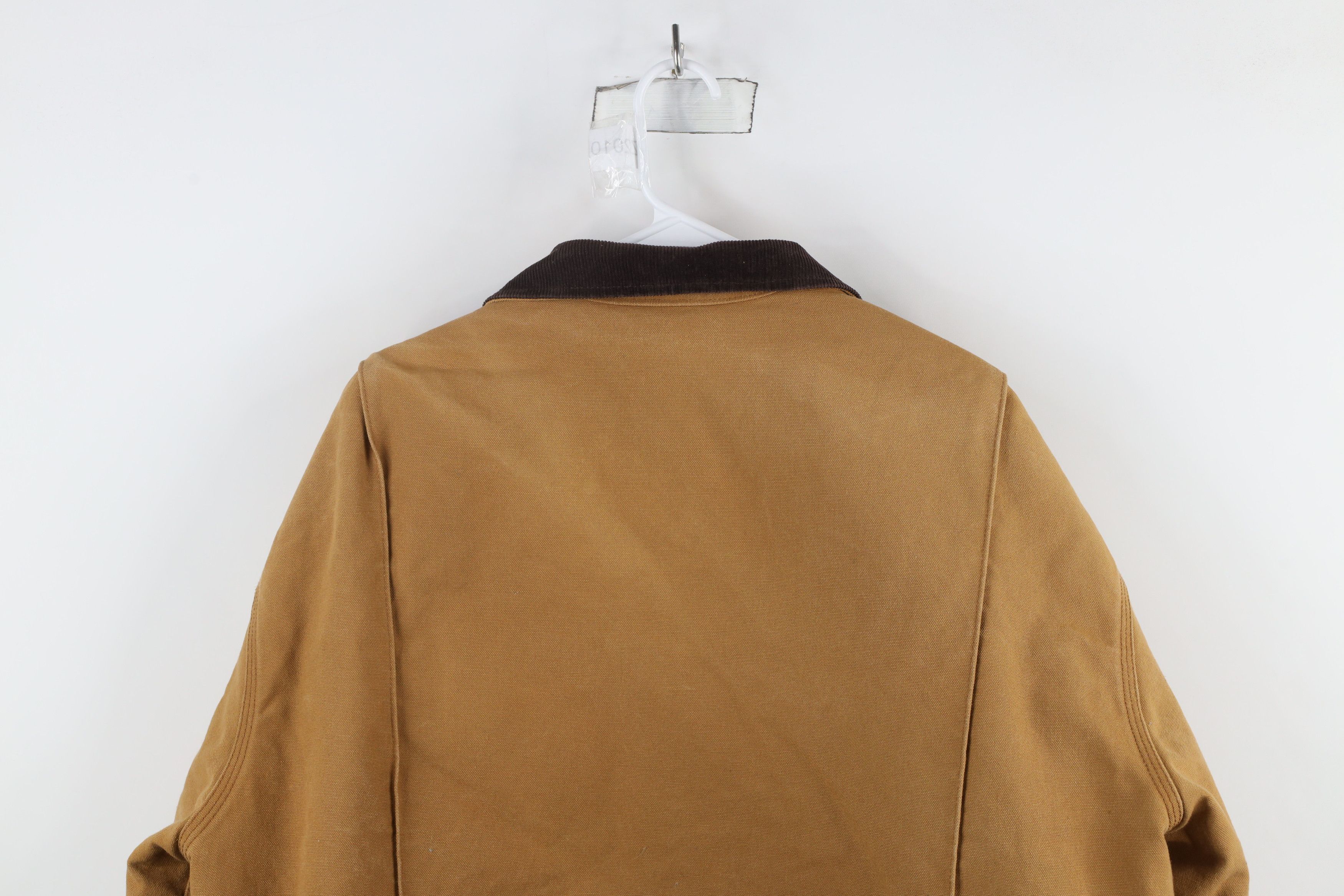 Dickies × Vintage Vintage 90s Dickies Blanket Lined Detroit Jacket Duck Brown Size US XXL / EU 58 / 5 - 15 Thumbnail