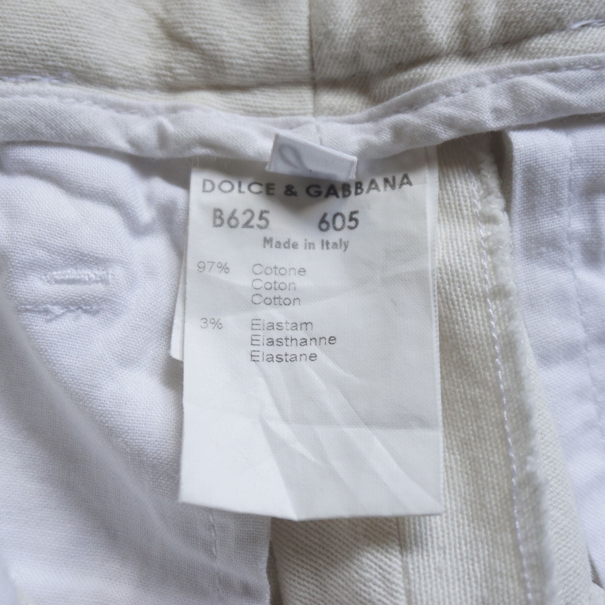 Dolce & Gabbana × Vintage Dolce Gabbana white trouser Size US 30 / EU 46 - 5 Thumbnail