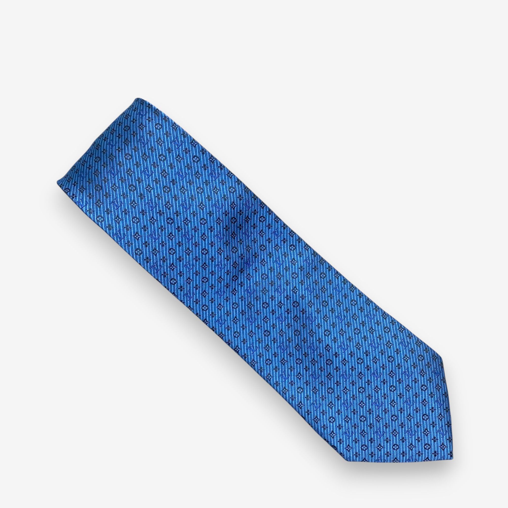 Japanese Brand Vintage Louis Vuitton SILK Necktie Cravate Pure Silk Size ONE SIZE - 2 Thumbnail