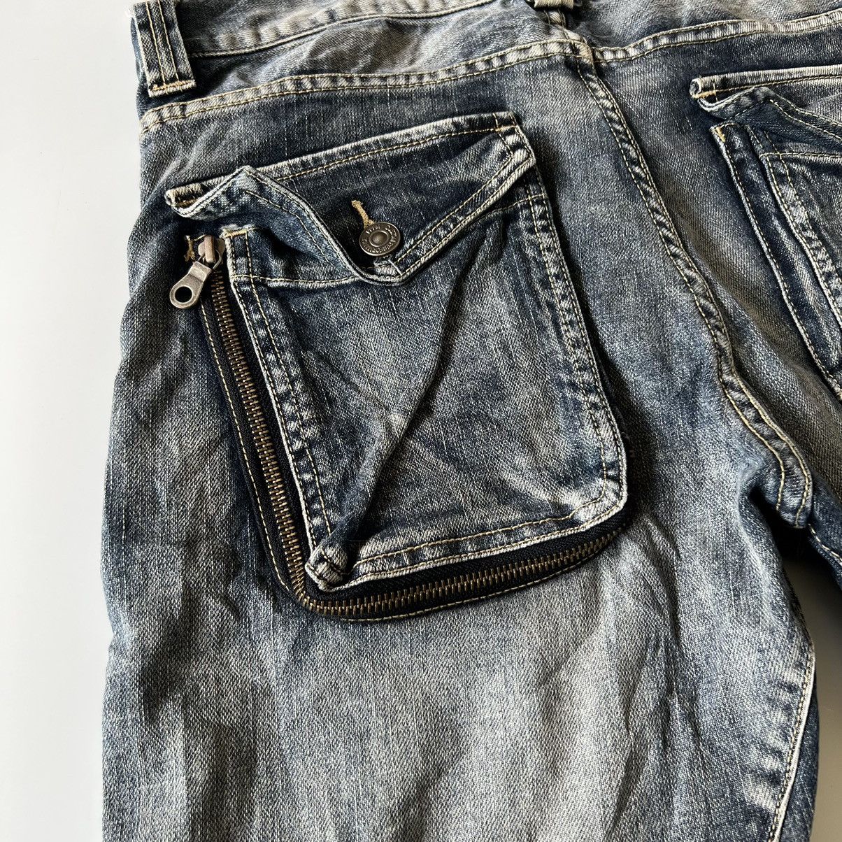 PPFM PPFM Arch Twisted Jeans 2000s Size US 32 / EU 48 - 8 Thumbnail