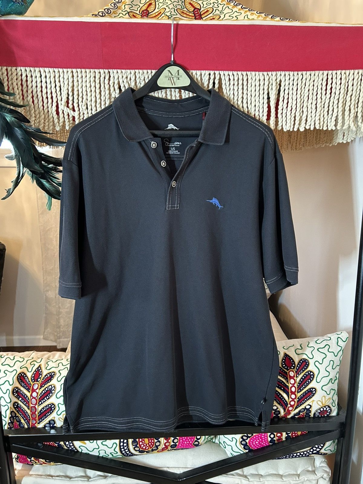 Tommy Bahama Tommy Bahama Classic Emfielder Polo Shirt Size US L / EU 52-54 / 3 - 2 Thumbnail