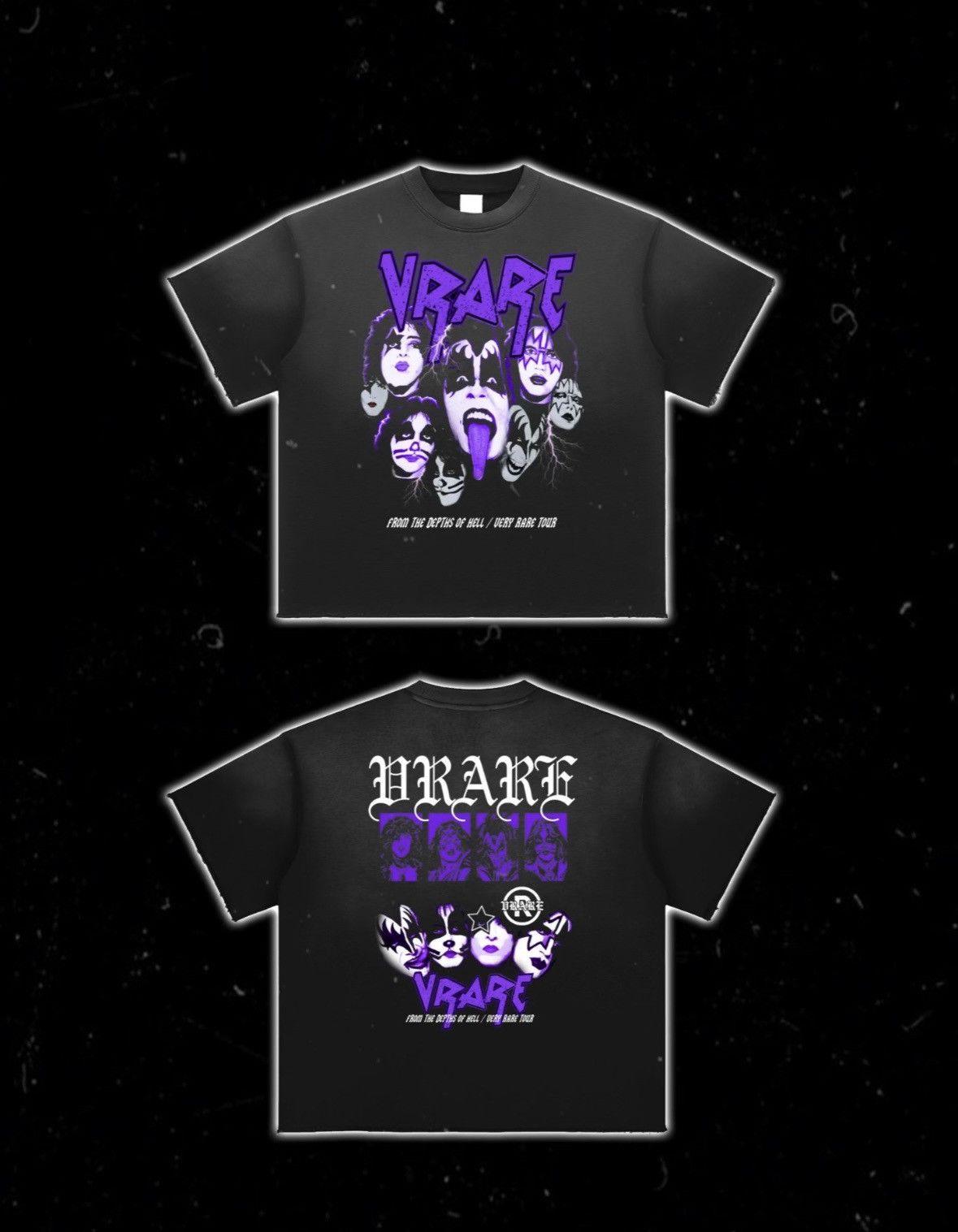 Band Tees KISS custom vrare band tee - heavy crew tshirt Size US L / EU 52-54 / 3 - 2 Thumbnail