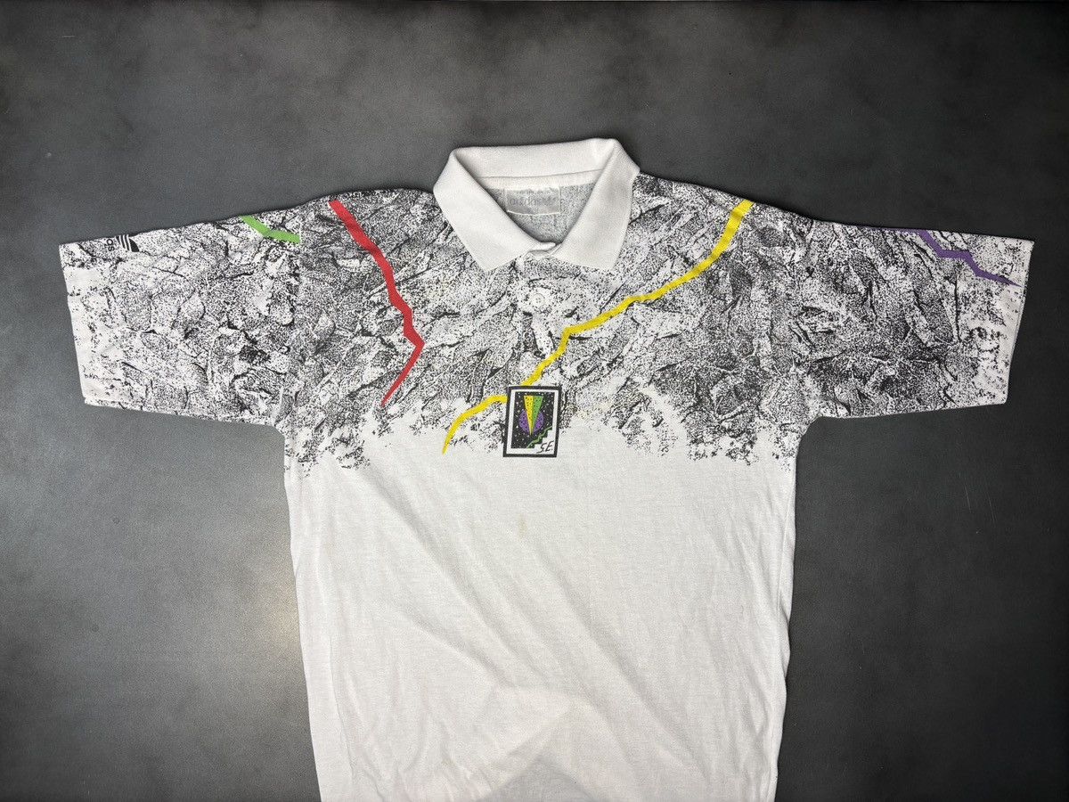 Adidas × Vintage 1980s Adidas Tennis Polo Shirt 80s Vintage Stefan Edberg Size US M / EU 48-50 / 2 - 7 Thumbnail