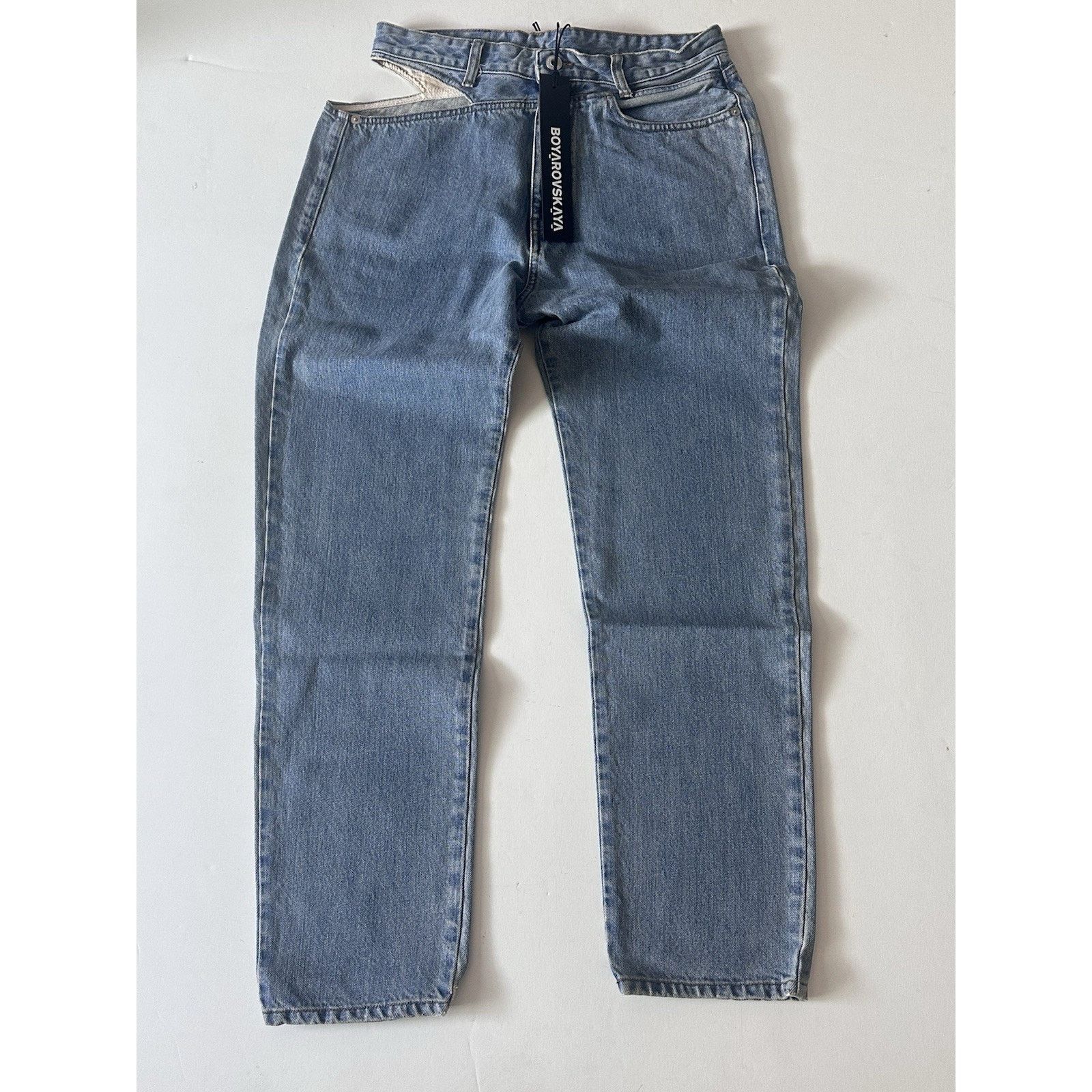Other Boyarovskaya Blue Tongs Jeans Size 29 Size 29" - 3 Thumbnail