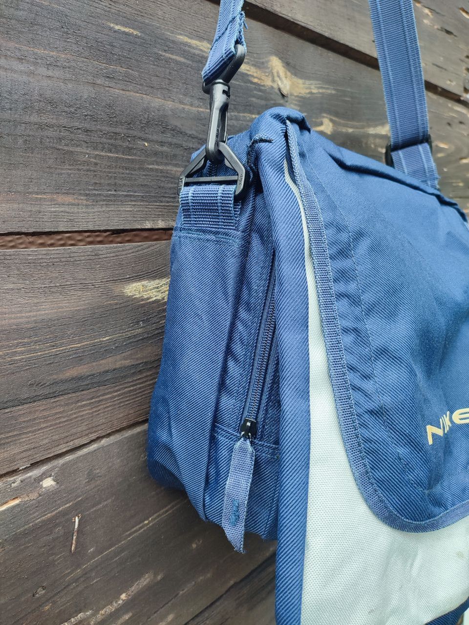 Nike Vintage Nike Y2K Messenger Bag - Navy Shoulder Crossbody Bag Size ONE SIZE - 4 Thumbnail
