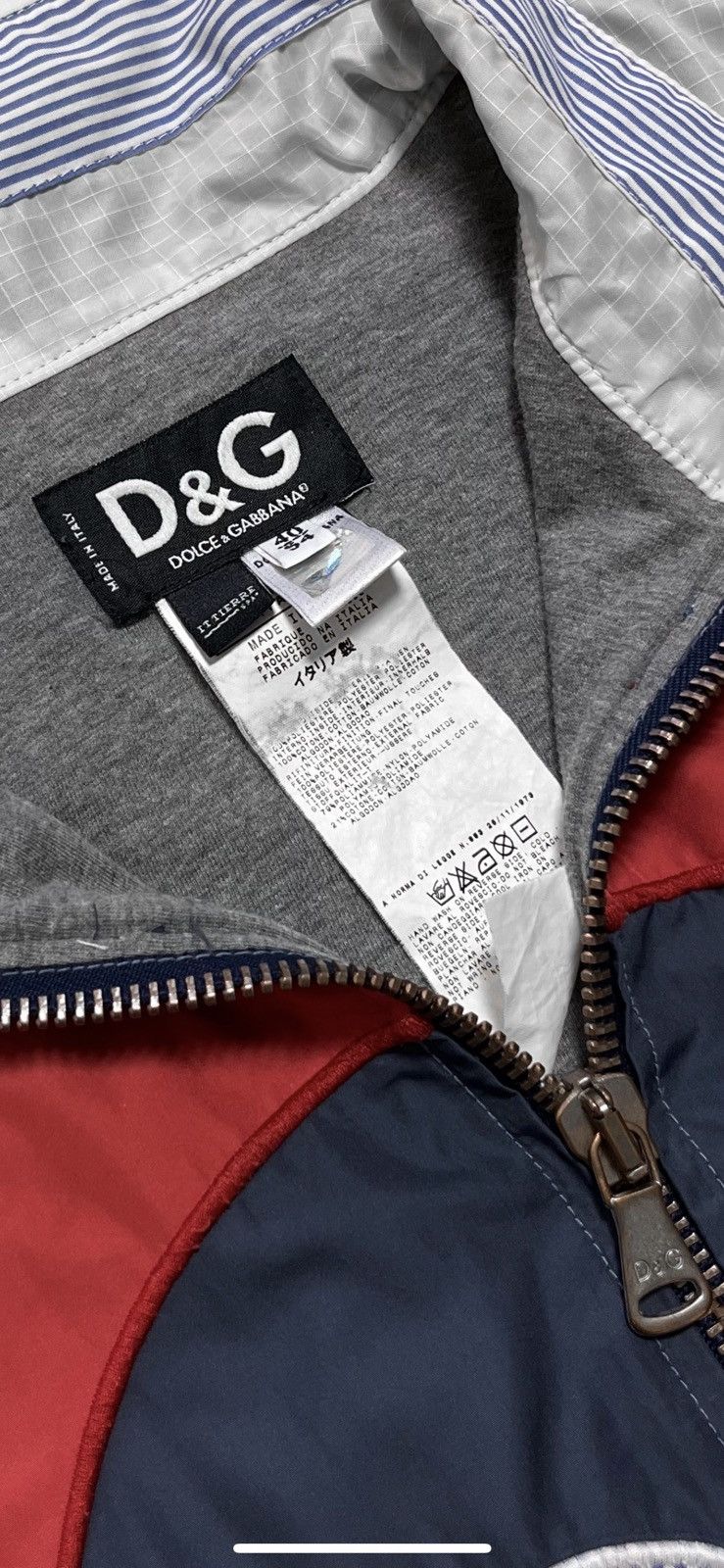 Dolce & Gabbana Dolce Gabbana Vintage Nylon Jacket Size US XL / EU 56 / 4 - 8 Thumbnail