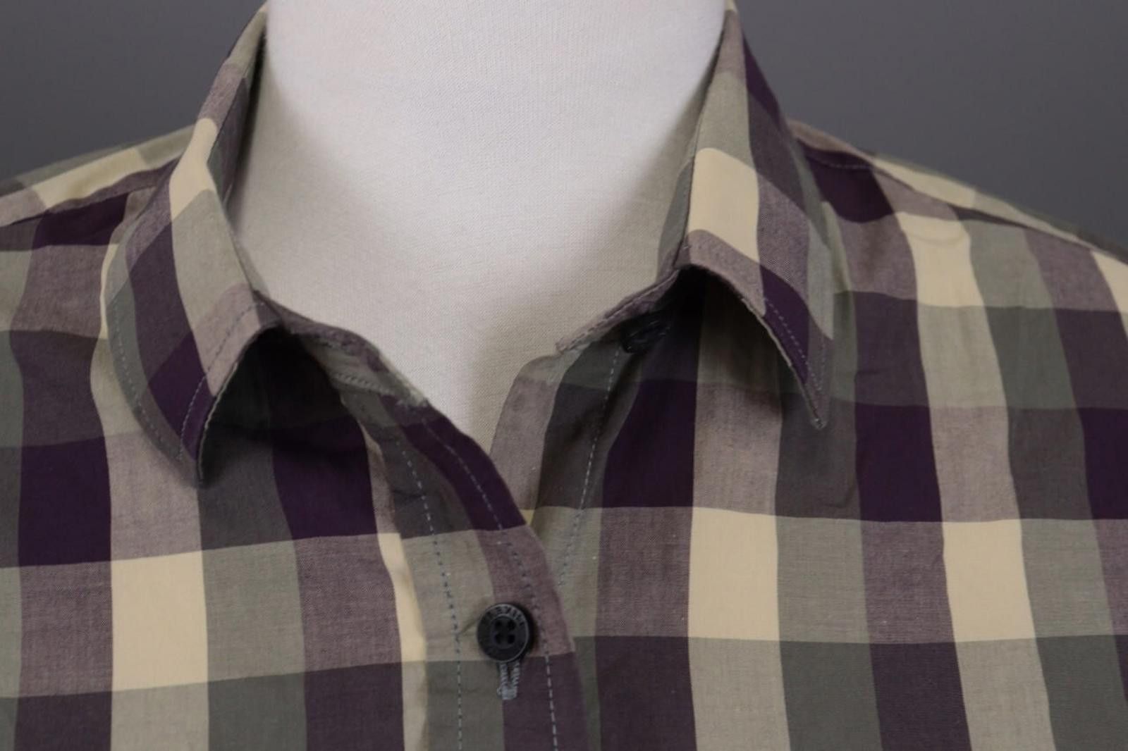 Designer Harkila Multicolor Check Button Down Blouse Shirt Size S Size S / US 4 / IT 40 - 2 Thumbnail