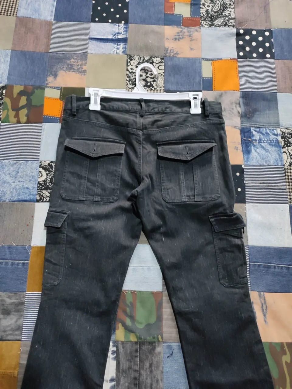 Katharine Hamnett London Hamnett Stripe Cargo Low Rise Pants Size US 29 - 5 Thumbnail