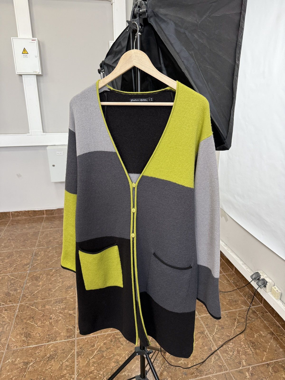Gudrun Sjoden 🇸🇪 Gudrun Sjoden Wool Long Cardigan Sweater Asymmetric Color Size M / US 6-8 / IT 42-44 - 1 Thumbnail