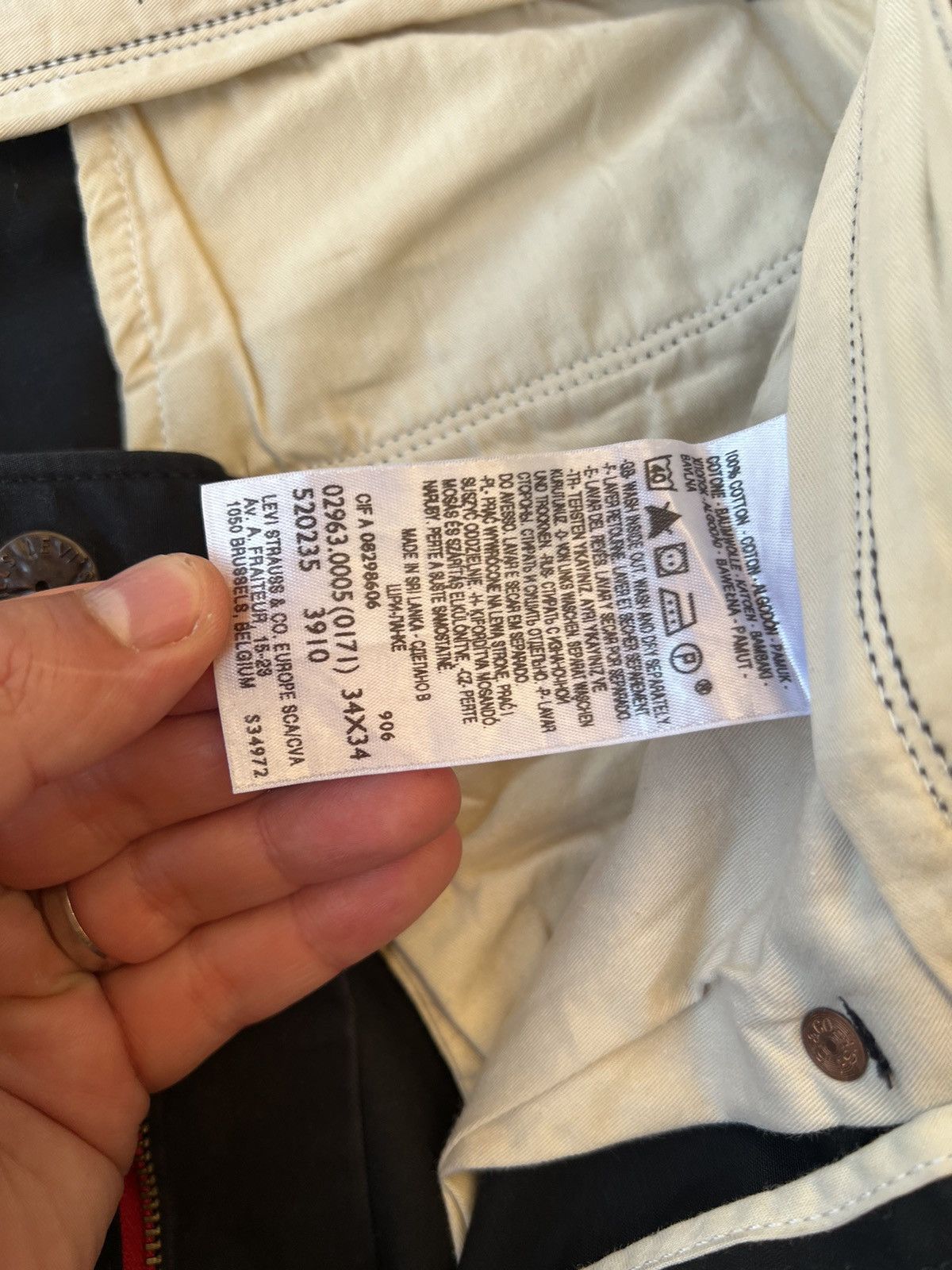 Other Levis Tab Twills Sanforized Pants Size US 34 / EU 50 - 6 Thumbnail