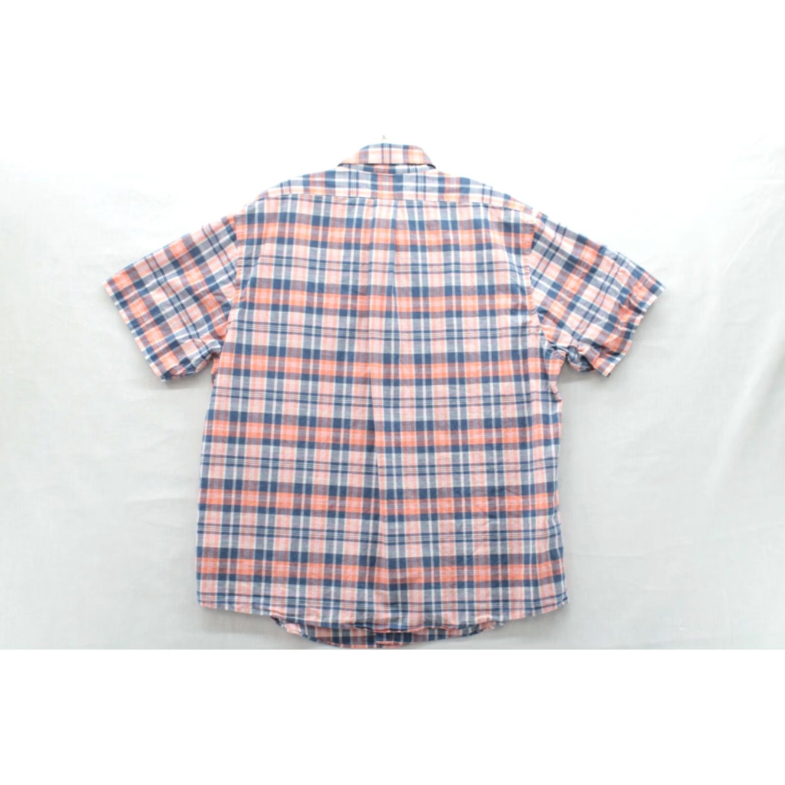 Brooks Brothers Brooks Brothers Regent Fit Shirt Men XL Blue Orange Plaid Button-Down Preppy Shirt Size US XL / EU 56 / 4 - 2 Thumbnail