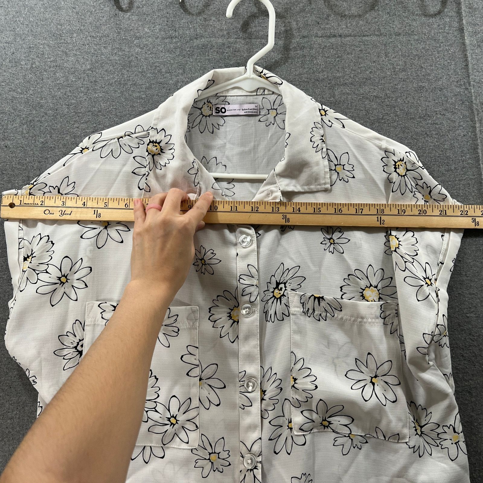 Other Floral Daisy Button Up Shirt Women Size Medium Size M / US 6-8 / IT 42-44 - 4 Thumbnail