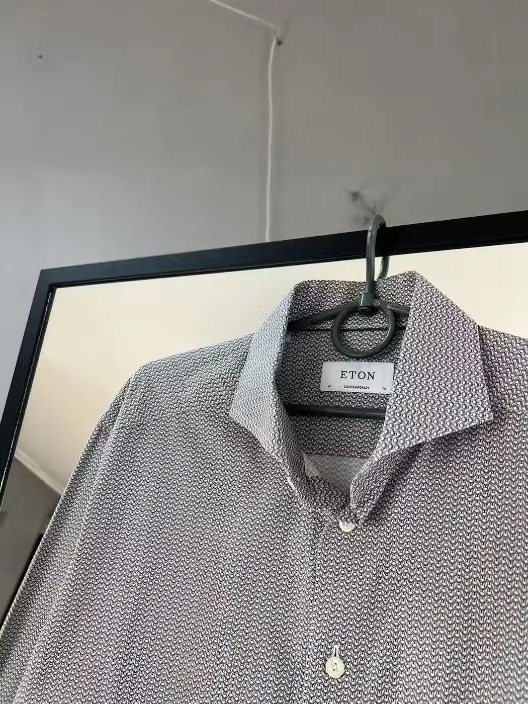Designer × Eton Vintage Y2K Eton White Shirt Formal Long Sleeve Luxury shirt Size US L / EU 52-54 / 3 - 3 Thumbnail