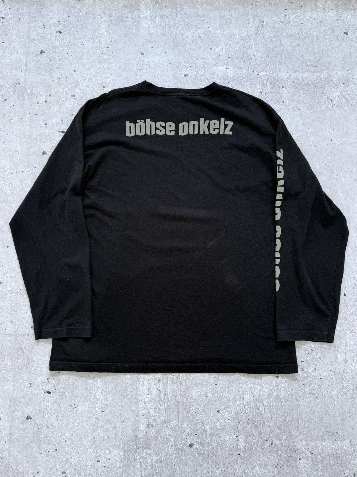 Band Tees Vintage 90s Bohse Onkelz Band Long Sleeve T-Shirt Size US XL / EU 56 / 4 - 7 Thumbnail