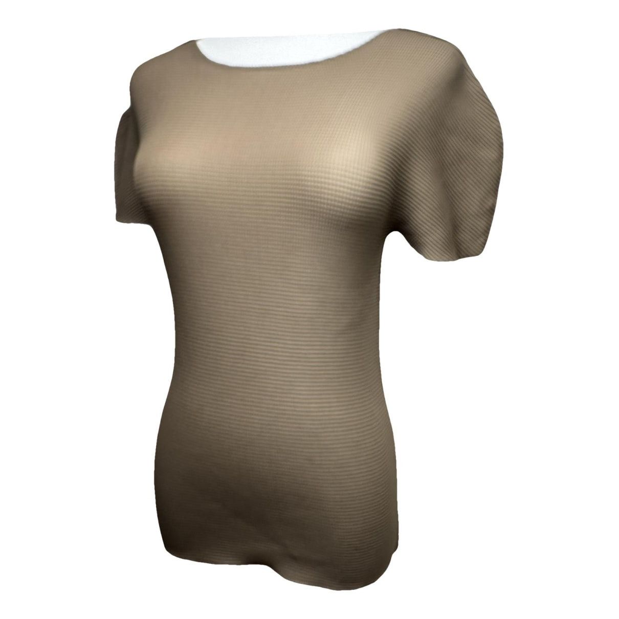 Issey Miyake Brown Polyester Top Size M / US 6-8 / IT 42-44 - 1 Thumbnail