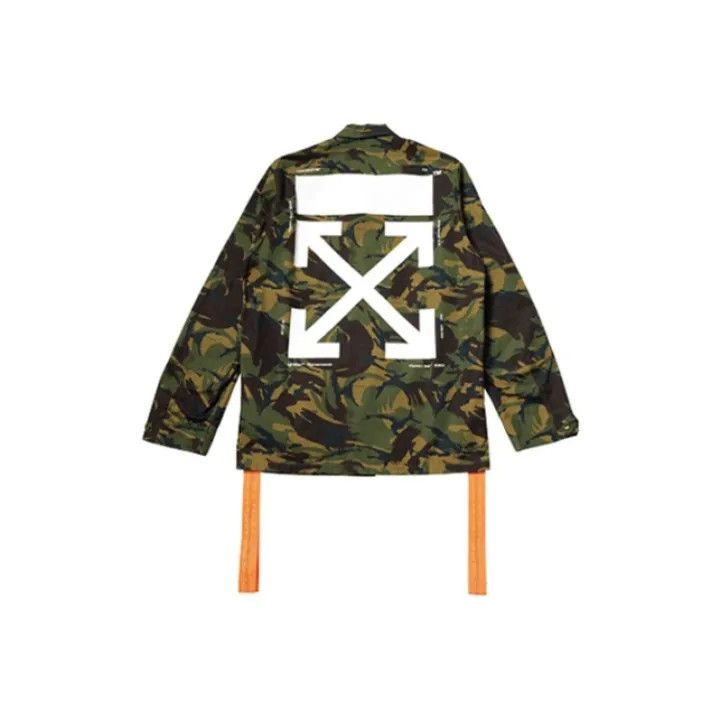 Off-White Off-White Camouflage Arrow Print Jacket 0079 Size US XS / EU 42 / 0 - 1 Thumbnail
