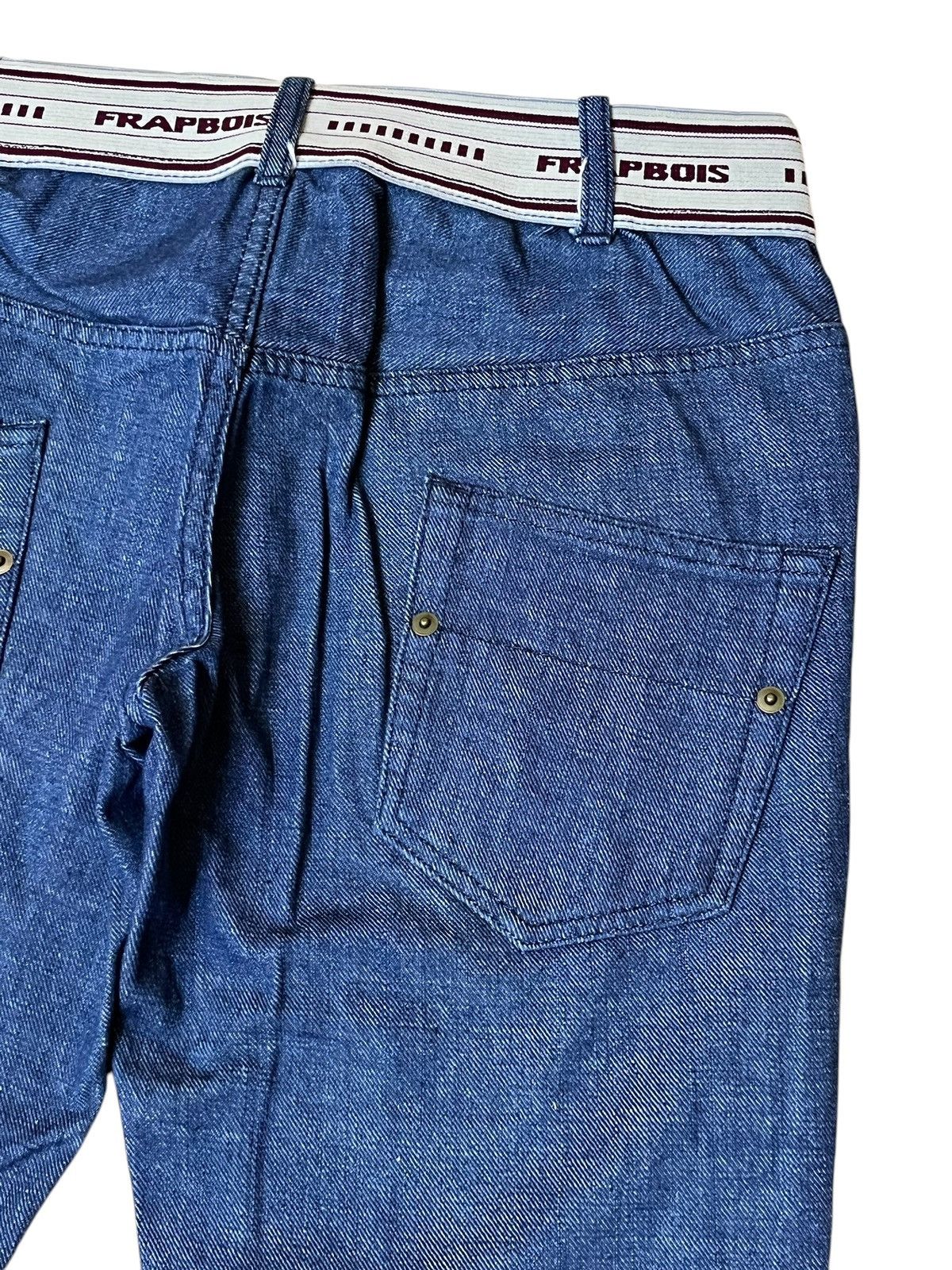 Issey Miyake ICONIC🔥FRAPBOIS ISSEY MIYAKE STRETCH COTTON JEANS Size US 30 / EU 46 - 8 Thumbnail