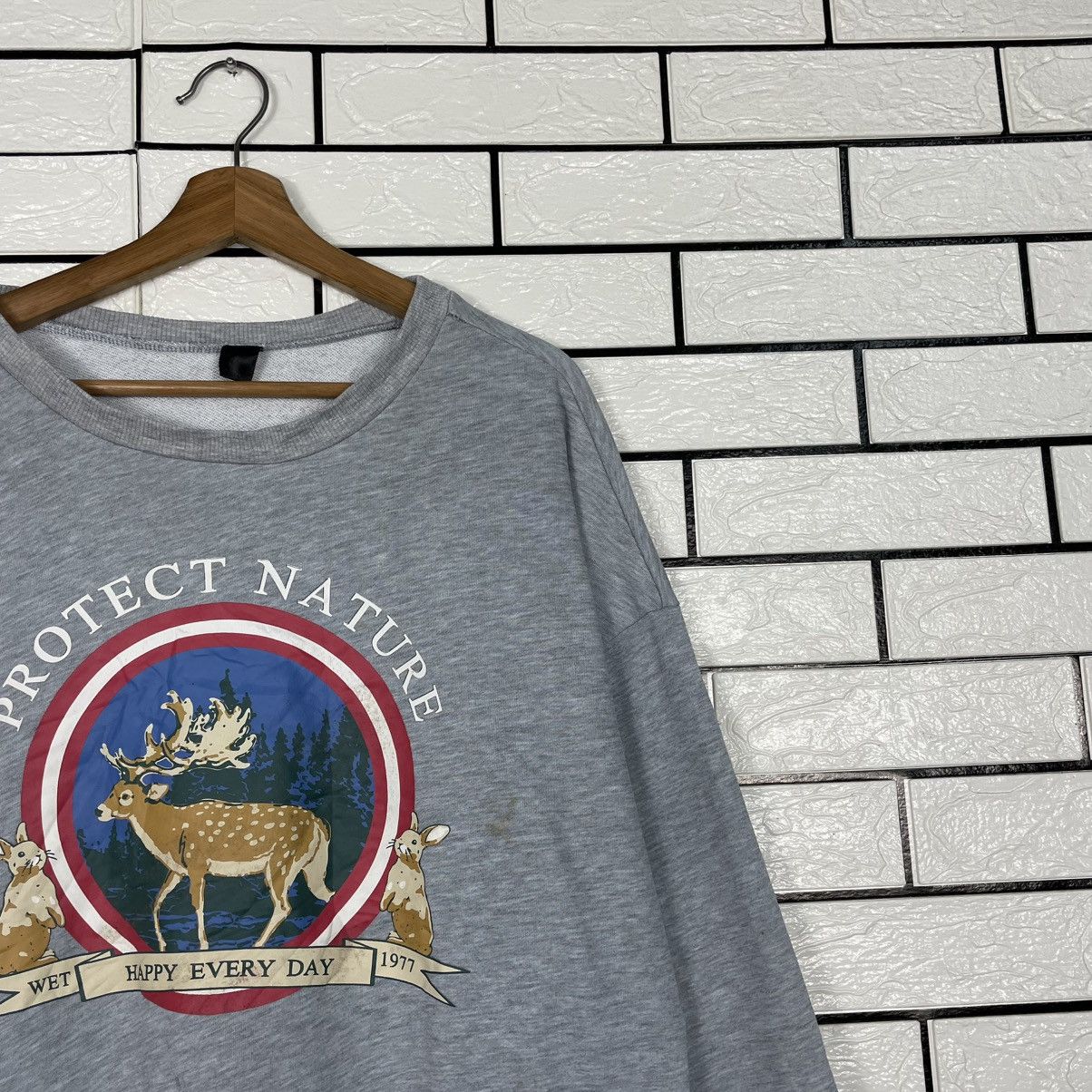 Japanese Brand Protect Nature Big Print Crewneck Sweatshirt Size US M / EU 48-50 / 2 - 5 Thumbnail