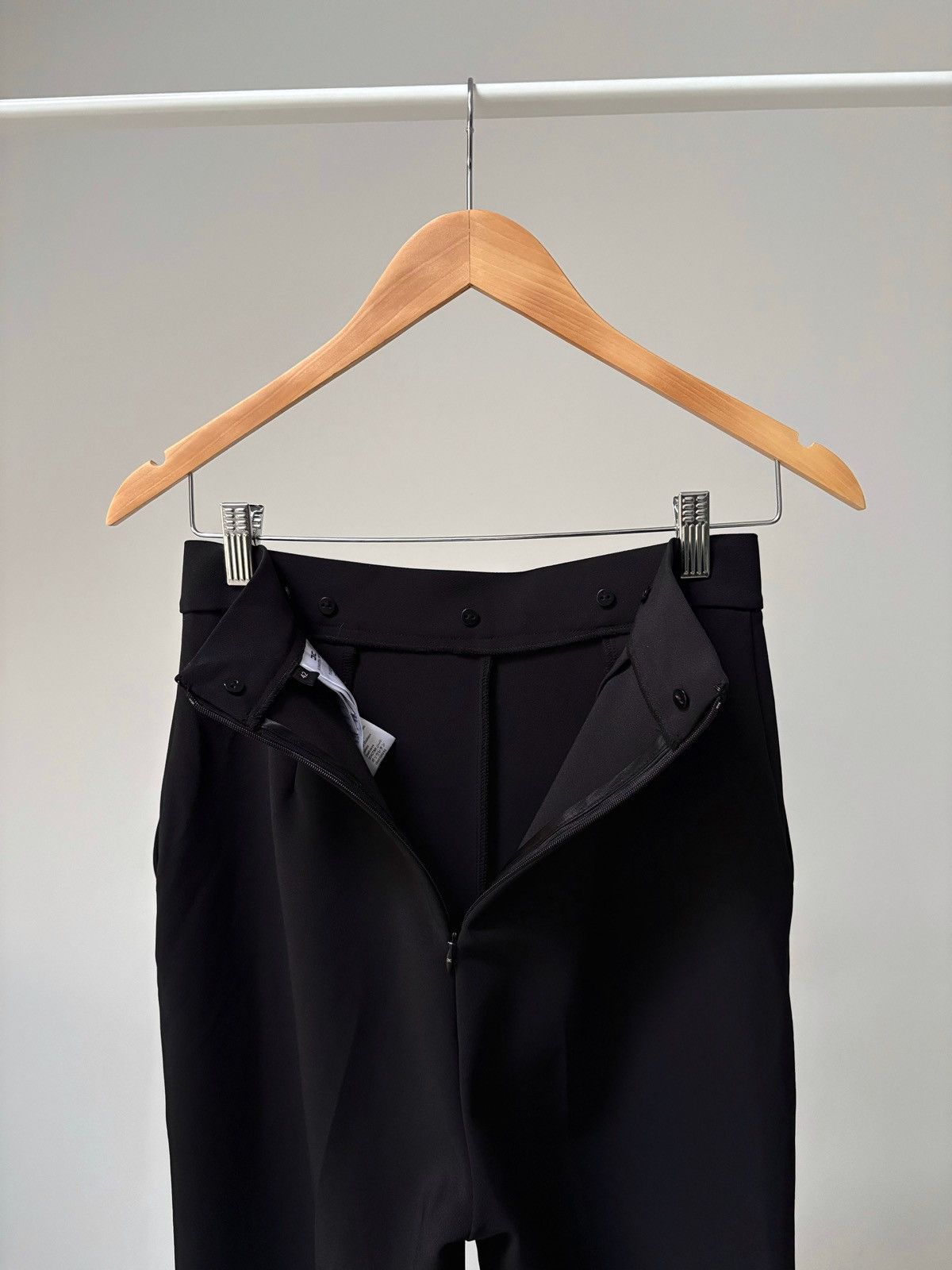 Elisabetta Franchi Elisabetta Franchi Black High Rise Pants Wide Leg IT 42 Size 28" / US 6 / IT 42 - 20 Thumbnail
