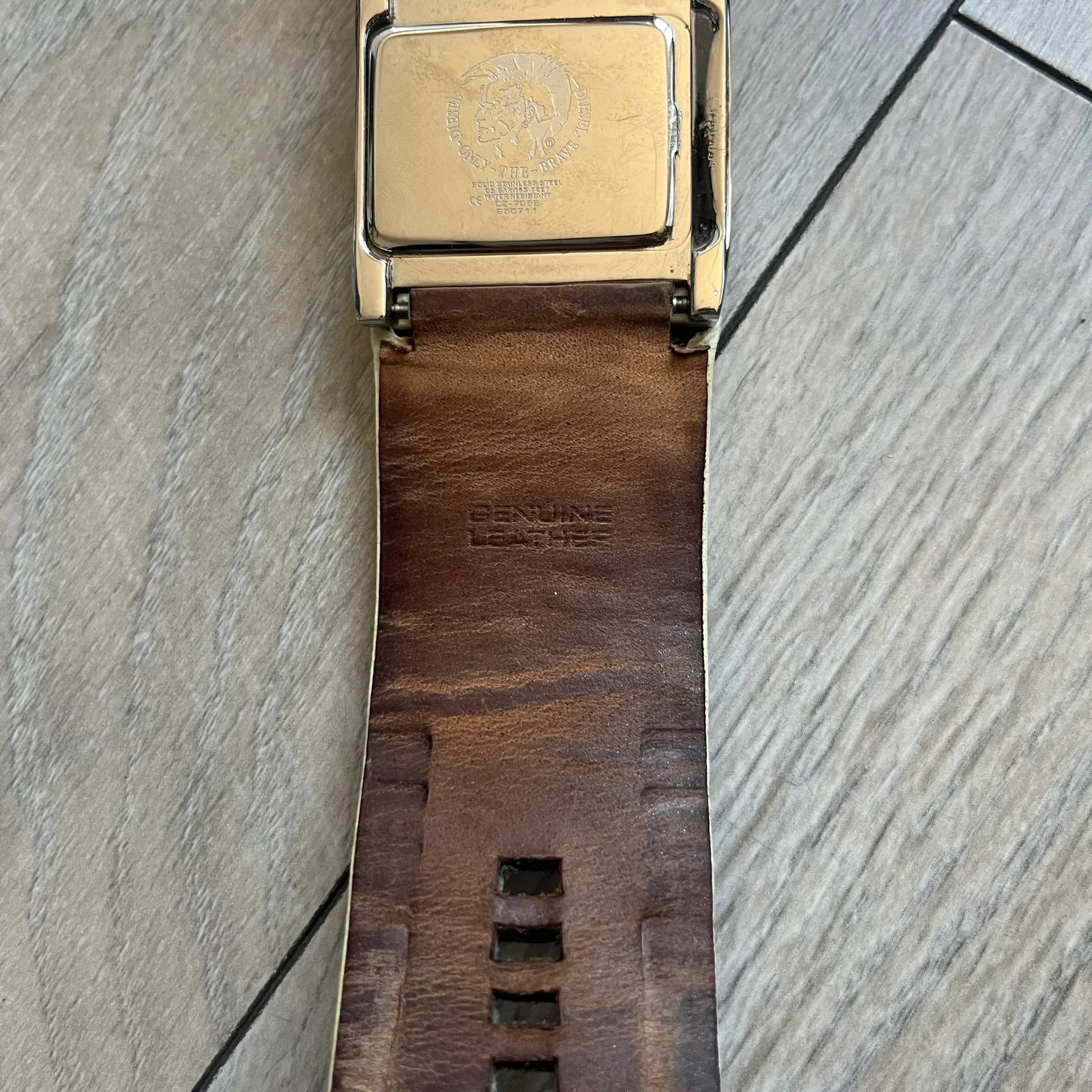 Diesel Diesel DZ7068 Studded Leather Strap Digital Watch Size ONE SIZE - 9 Thumbnail