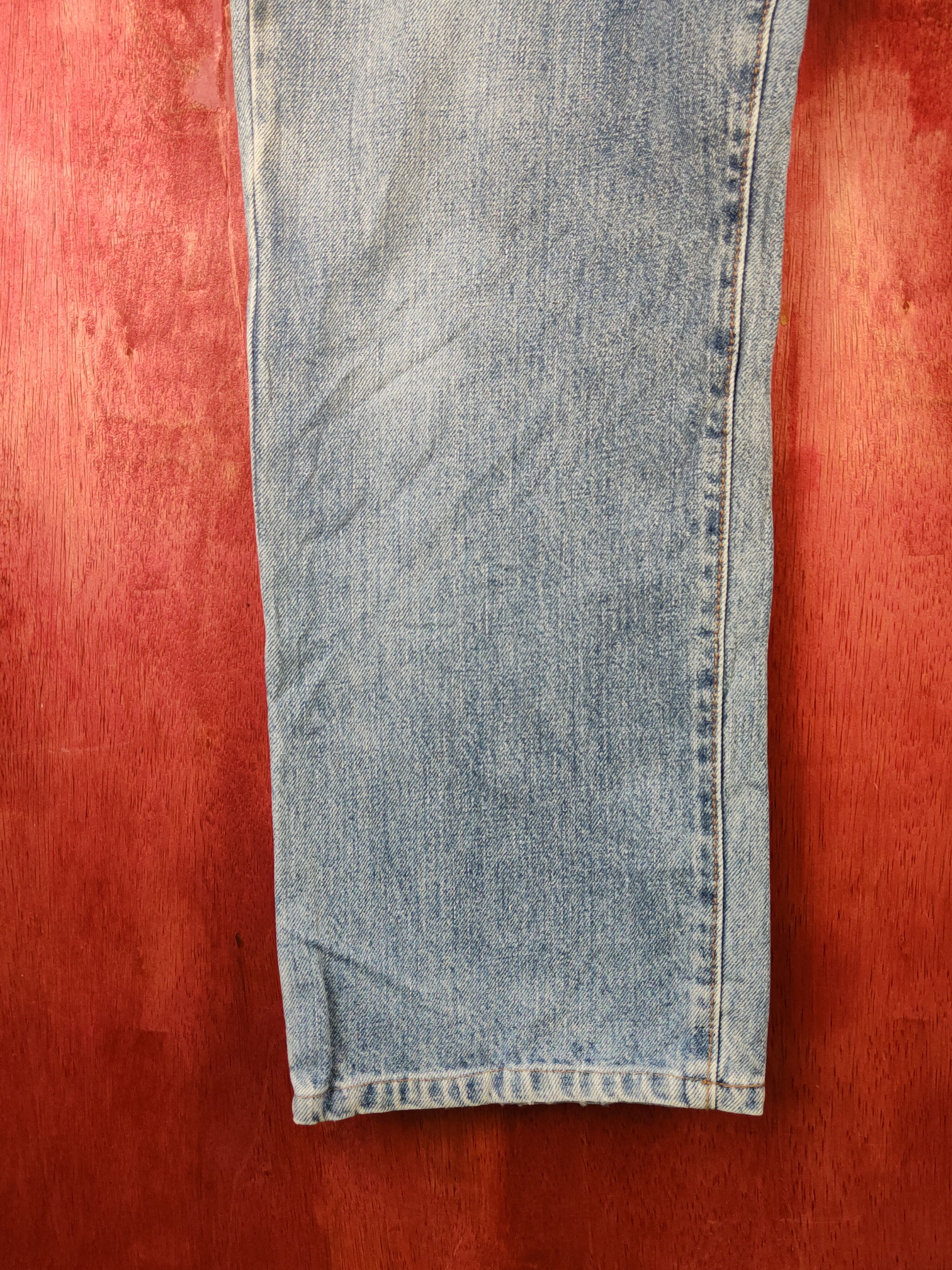 Faded Glory Wrangler Blue Faded jeans vintage Denim #S1480 Size US 41 - 4 Thumbnail