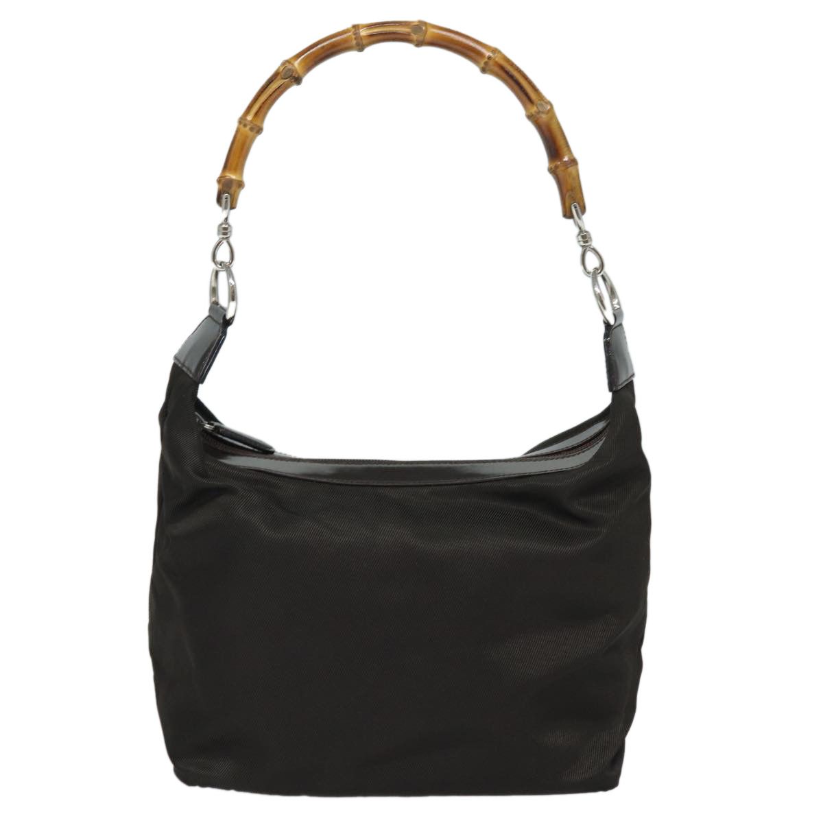 Gucci Bamboo Khaki Synthetic Handbag (Pre-Owned) Size ONE SIZE - 1 Thumbnail