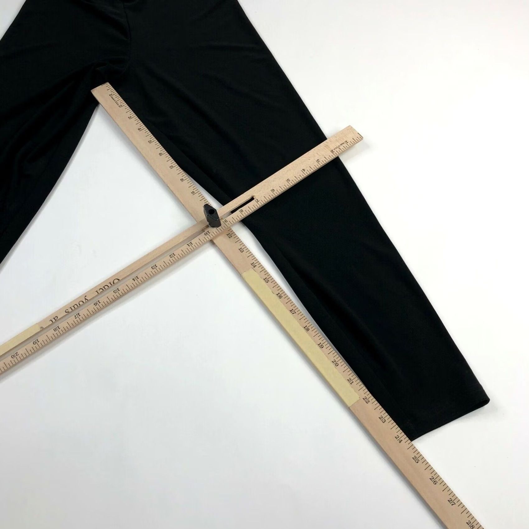 Vintage Sympli Pants Black 26W 24L Lounge Polyester Spandex Regular Women XS? No, 6 Tag EUC Pant Lounge Pants Black Regular Women Size 26" / US 2 / IT 38 - 3 Thumbnail