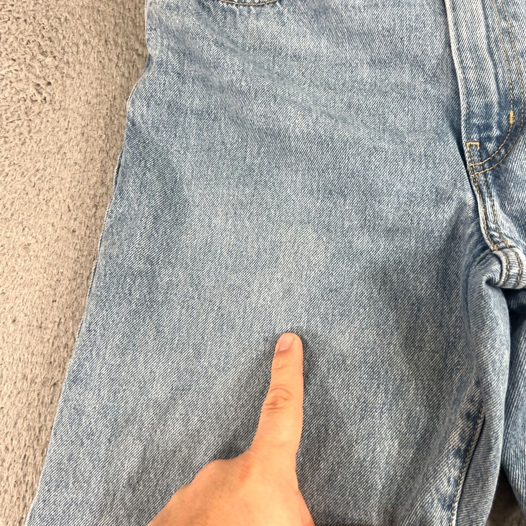 Levi's Levis 94 Baggy Jeans 28 Light Wash 90s Y2K Streetwear Womens Size 28" / US 6 / IT 42 - 4 Thumbnail