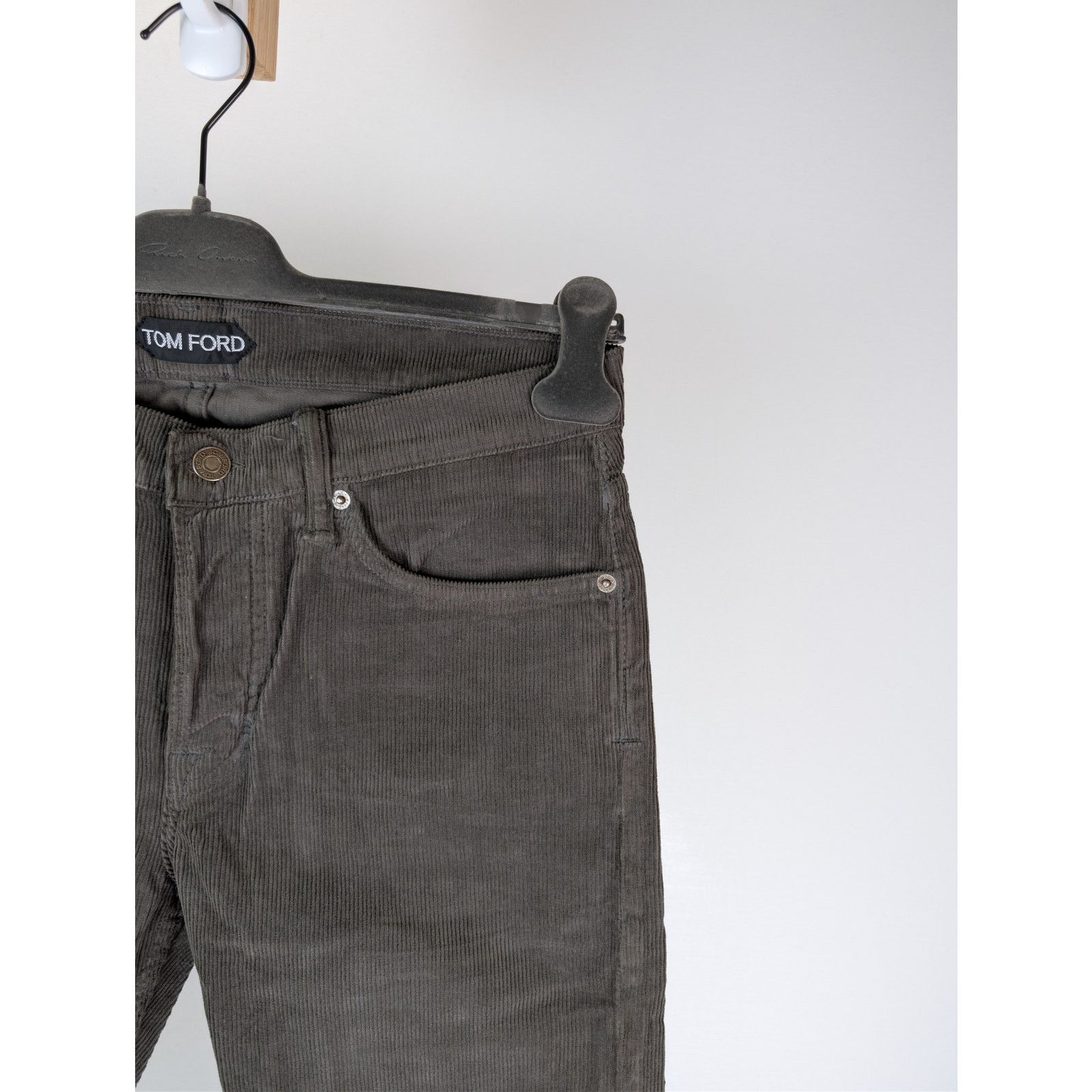 Tom Ford o1rshd1 Slim Fit Denim Jeans in Charcoal Size US 32 / EU 48 - 5 Thumbnail