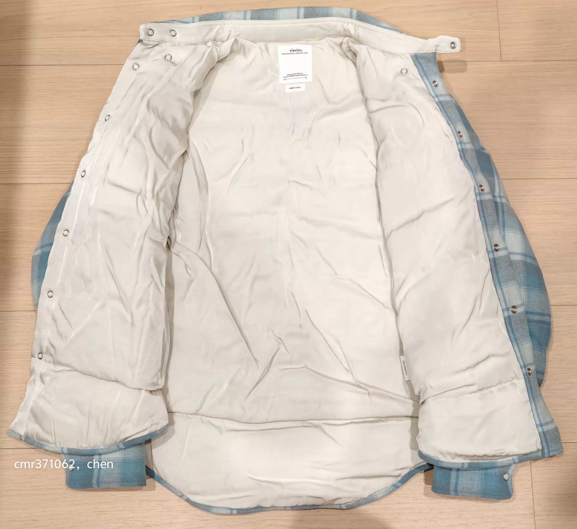 Visvim visvim 23AW Spot Ltd Blue Plaid Kerchief Down Jkt Size US M / EU 48-50 / 2 - 4 Thumbnail