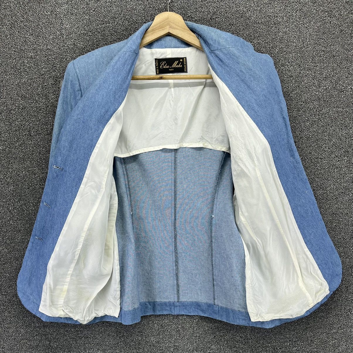 Vintage Vintage Elsa Denim Coats Jacket Size M / US 6-8 / IT 42-44 - 6 Thumbnail