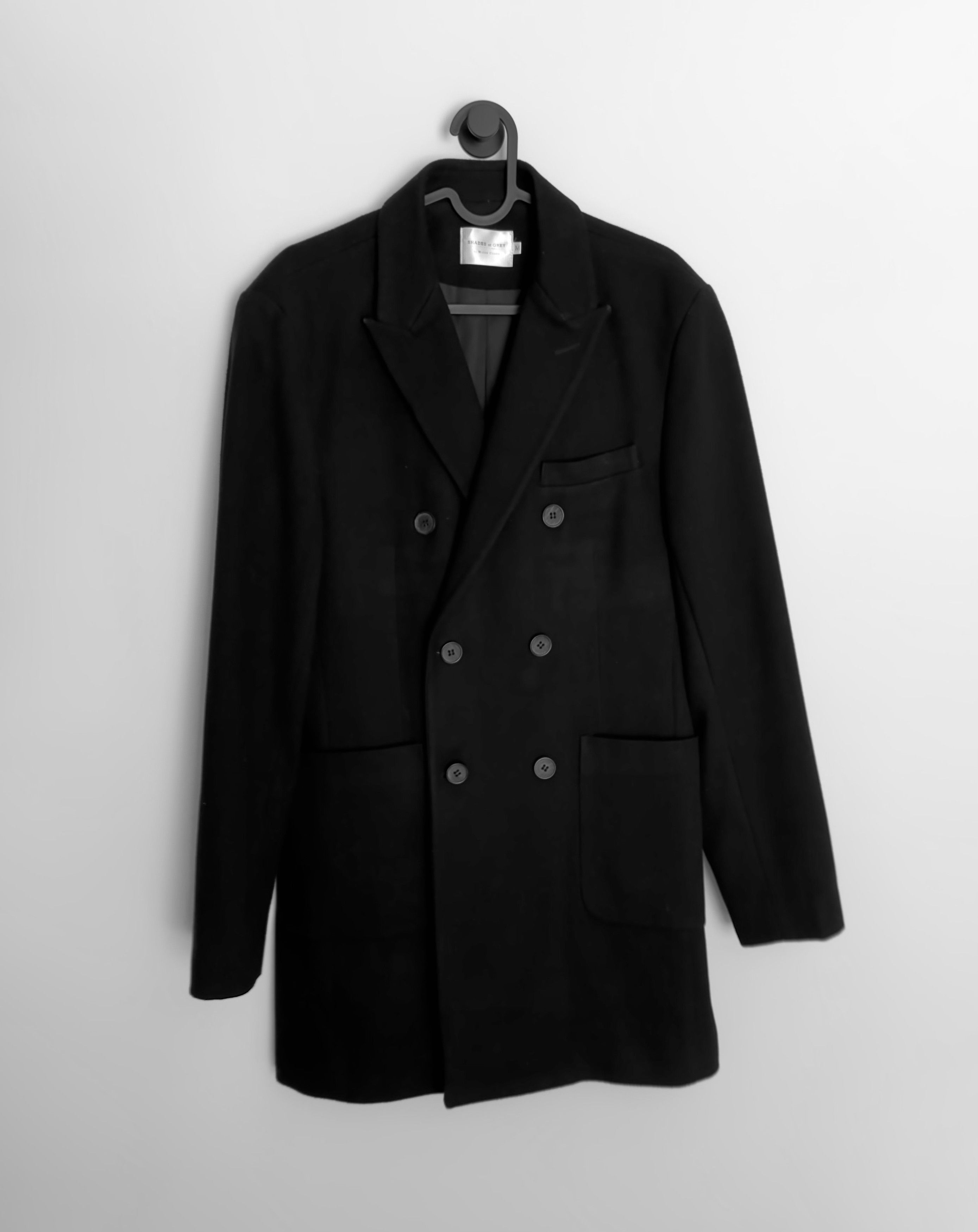 Vintage Overcoat Shades of Grey by Micah Cohen Size US M / EU 48-50 / 2 - 1 Thumbnail