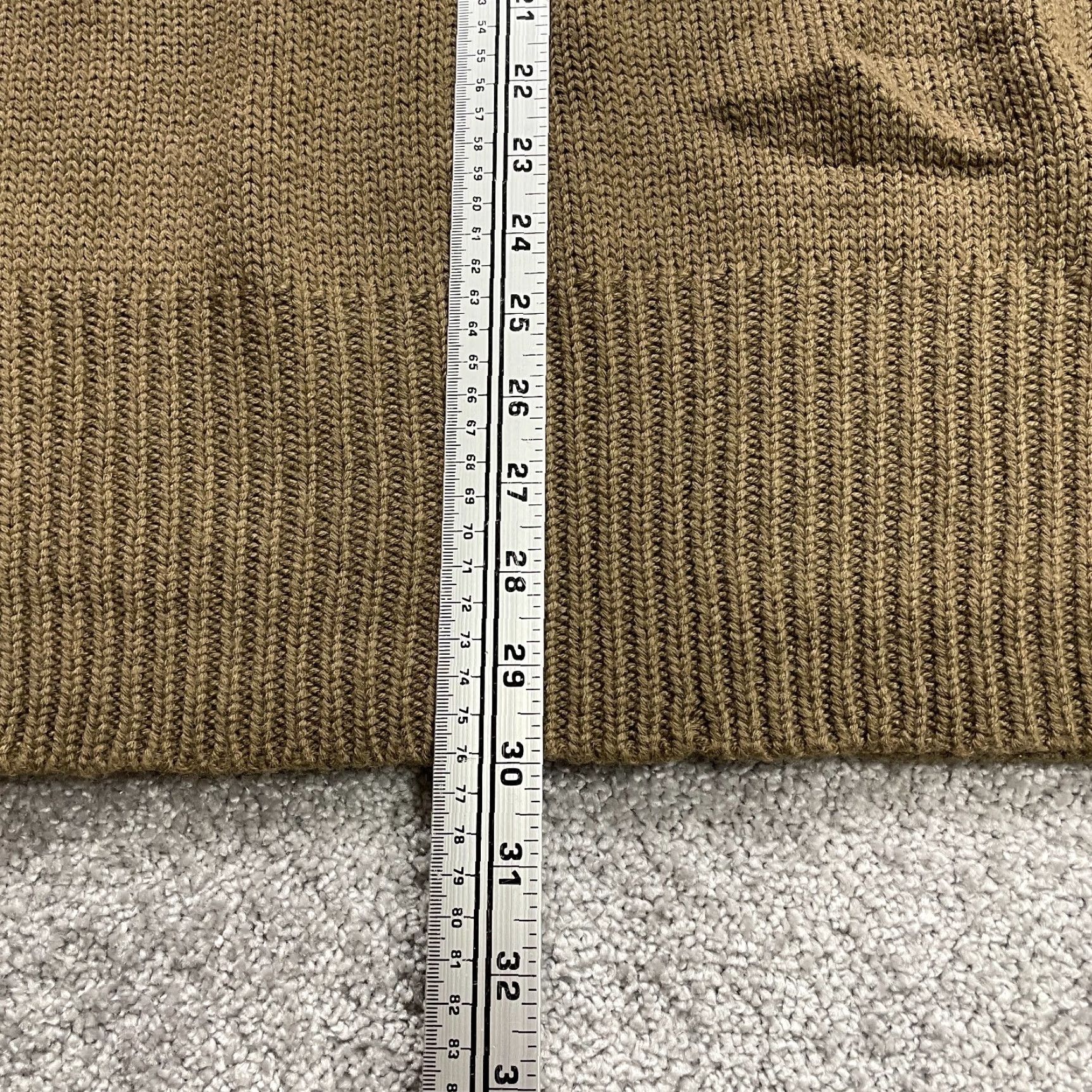 Vintage ATTENTION Dress Women Small Brown Midi Knit Short Sleeve Pullover Shift Casual Workwear Size S / US 4 / IT 40 - 7 Thumbnail