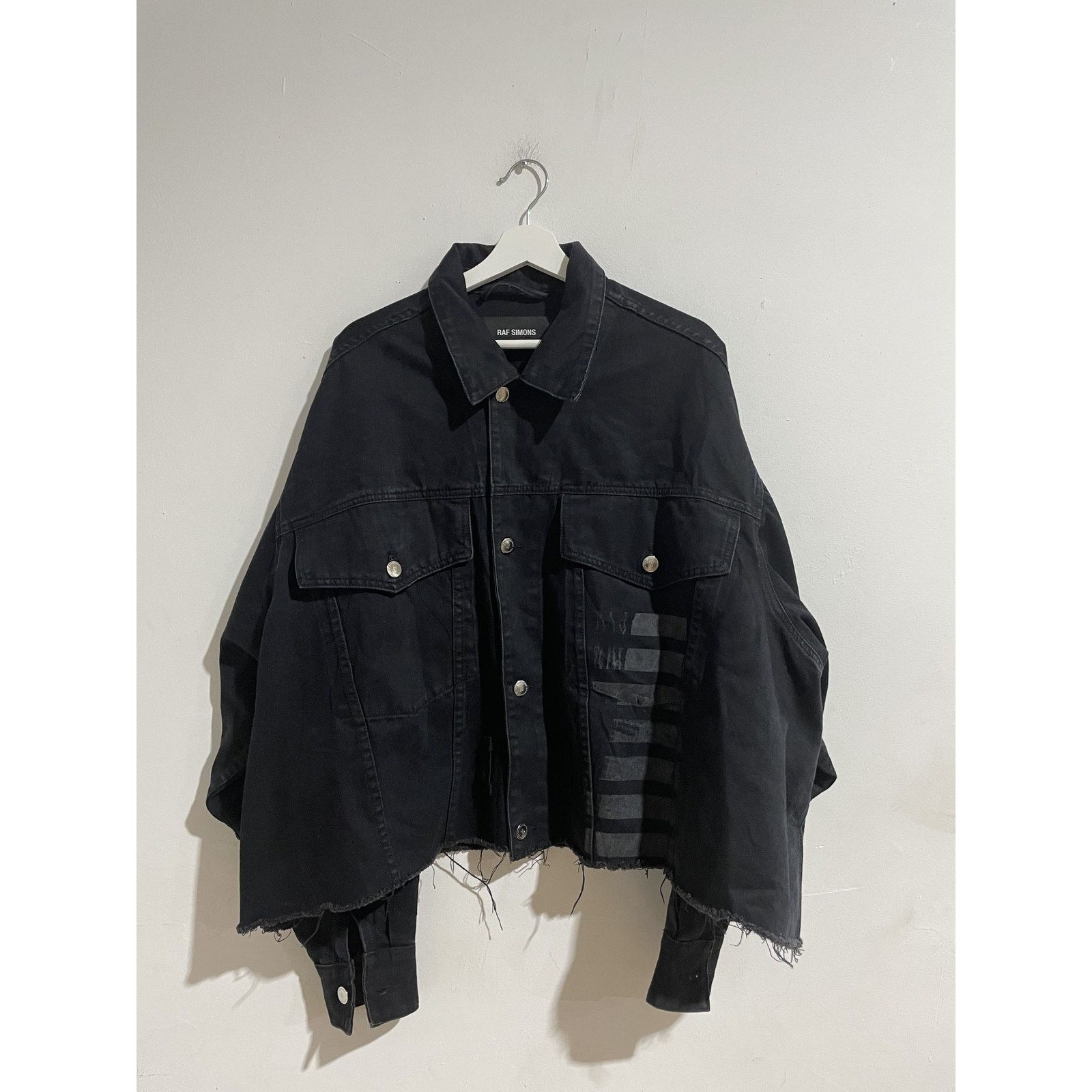Raf Simons Raf Simons Oversized Jean Jacket Size Small Preowned Size US S / EU 44-46 / 1 - 1 Thumbnail