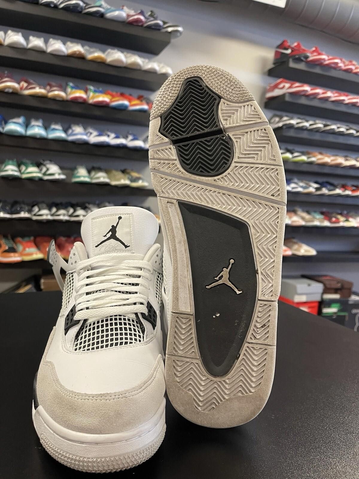 Jordan Brand Size 12.5 - Air Jordan 4 Retro Military Black DH6927-111 Size US 12.5 / EU 45-46 - 9 Thumbnail
