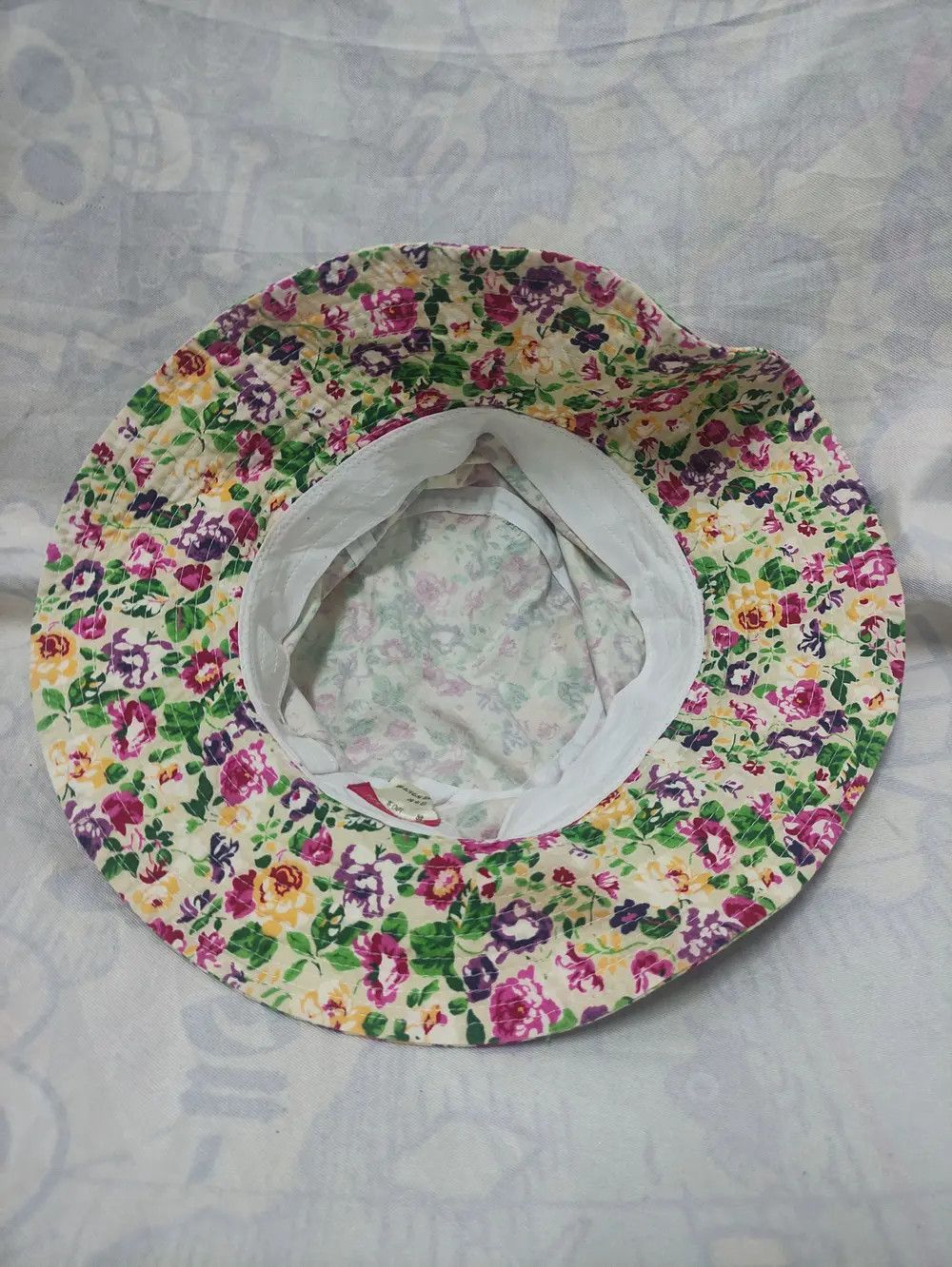 Kenzo × Vintage KENZO PARIS DESIGN FLORAL FULLPRINT BUCKET HAT Size ONE SIZE - 5 Thumbnail