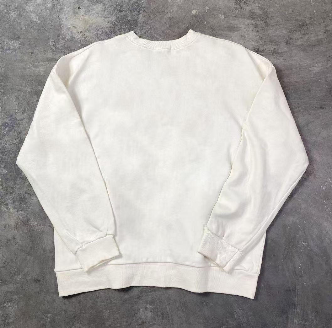 Japanese Brand × Vintage White Retro Loose Cartoon Earth Print Sweatshirt Size US L / EU 52-54 / 3 - 2 Thumbnail