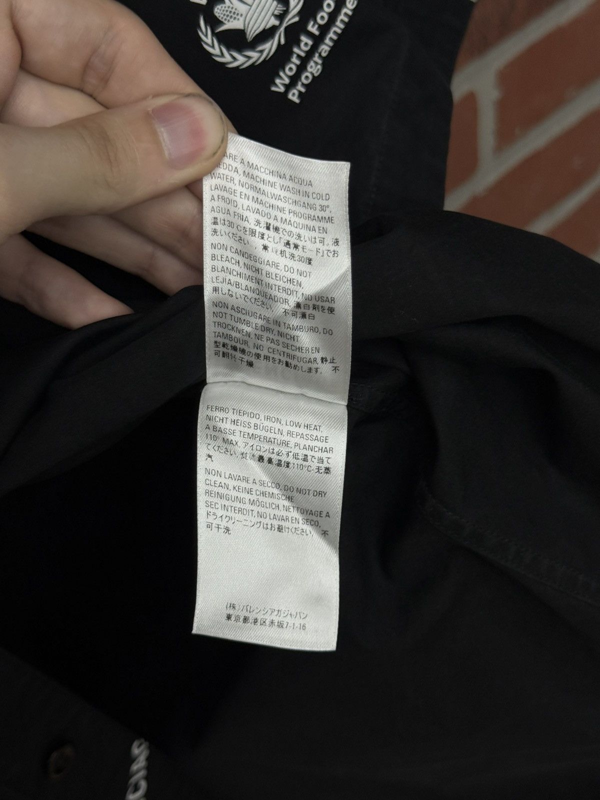 Balenciaga Balenciaga Button Up Tee Shirt Size 41 All Over Logo Size US S / EU 44-46 / 1 - 11 Thumbnail