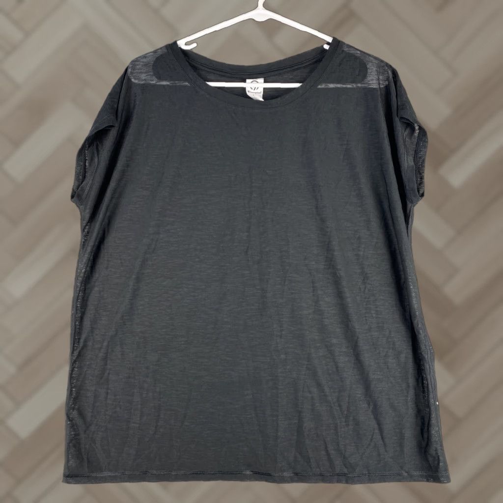 Reebok Reebok Shirt Women's Large Black Dri-Fit Running Short Sleeve Active 45-12 / Enduring Lightweight Breathable All Seasons Regular T-Shirt Pullover Size L / US 10 / IT 46 - 1 Thumbnail
