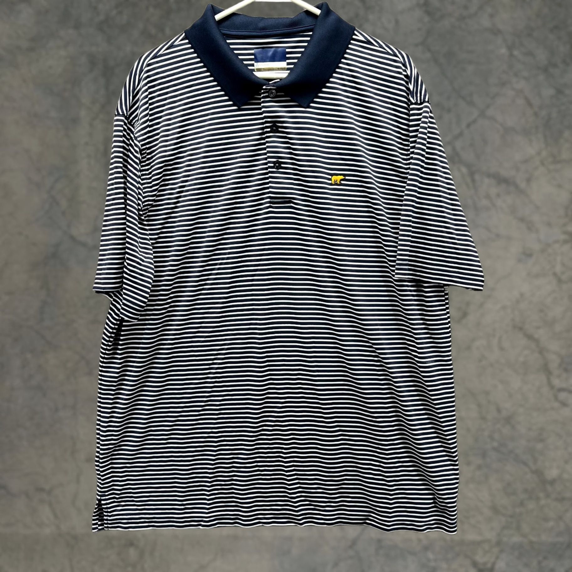 Vintage VINTAGE Jack Nicklauss Polo Shirt Mens 2XL Blue Navy Striped Staydri Embroidery Polo Shirt Nike? Size US XXL / EU 58 / 5 - 1 Thumbnail