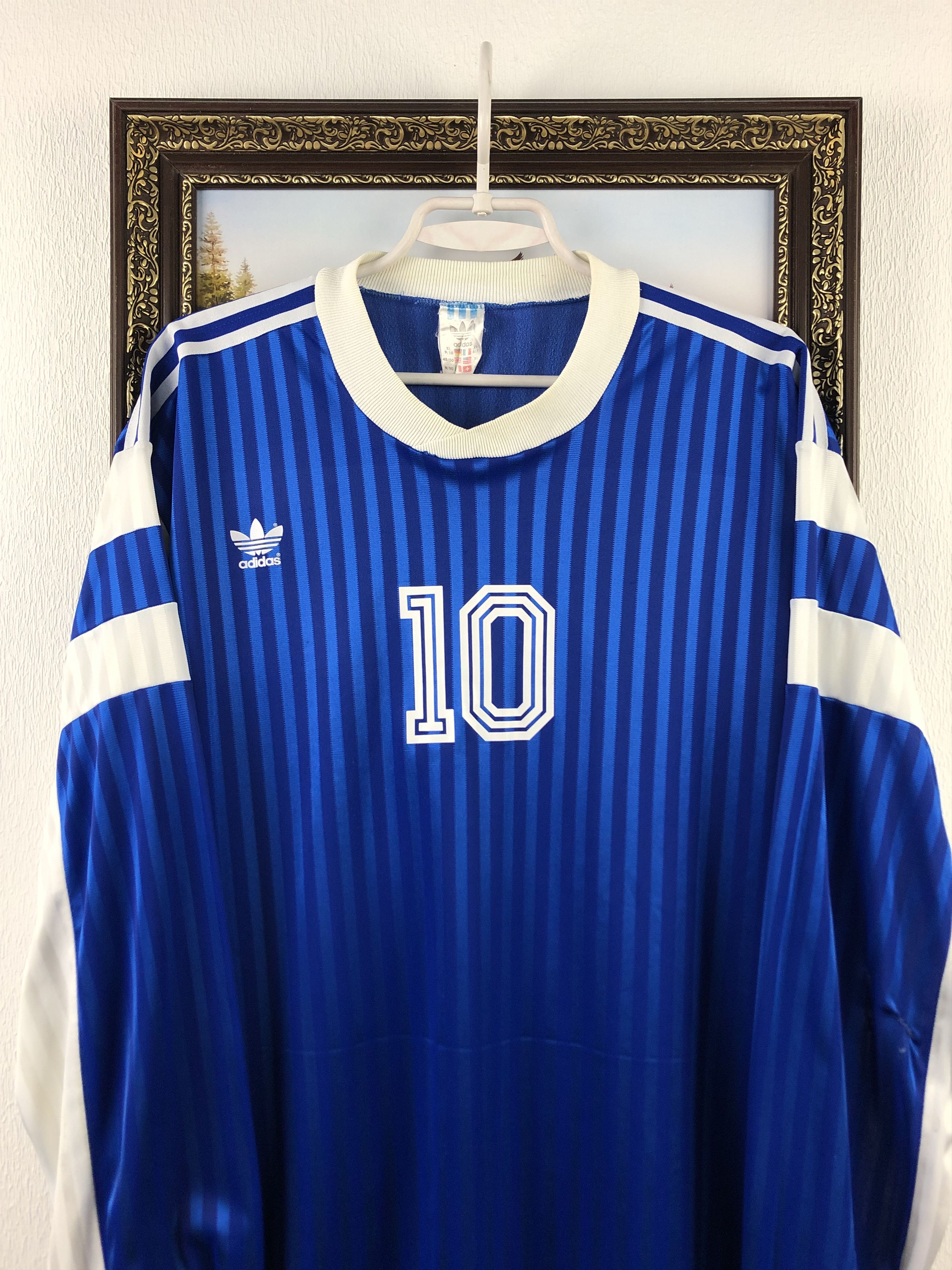 Adidas × Vintage Vintage 80's West Germany Shirt Soccer Jersey Long Sleeve Size US XL / EU 56 / 4 - 2 Thumbnail