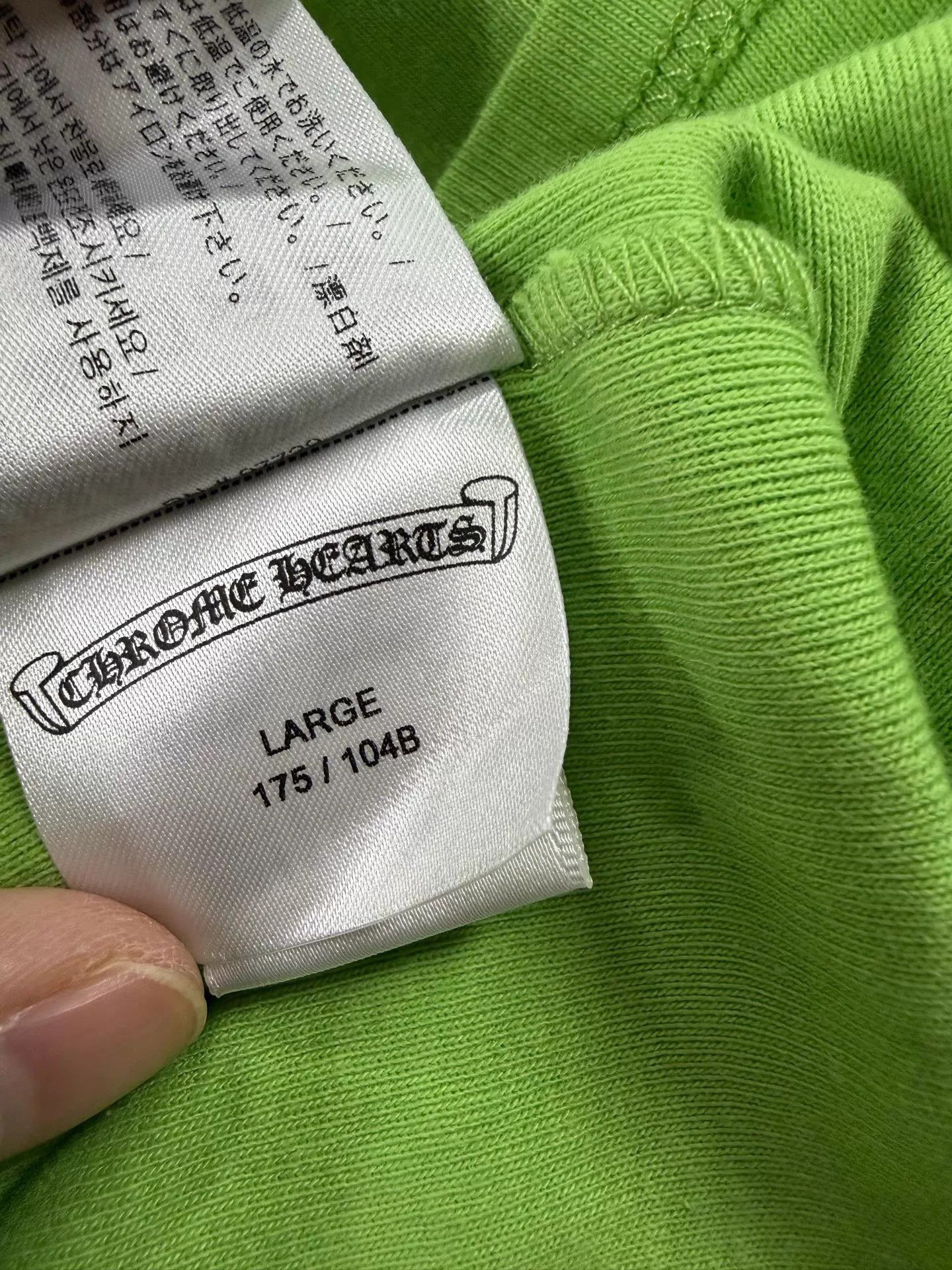 Chrome Hearts CHROME HEARTS x MattyBoy Graphic SS Tee Fluo Green L Size L / US 10 / IT 46 - 7 Thumbnail